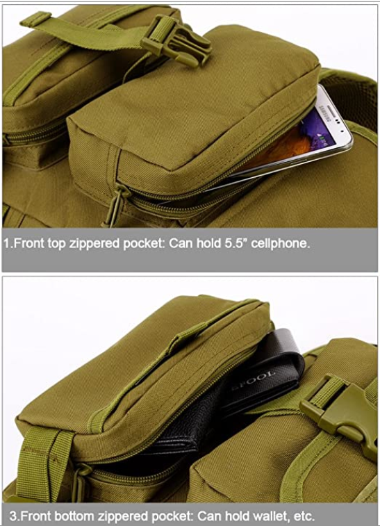 Black Stealth - Single Sling Bag 6 (ZJ165)