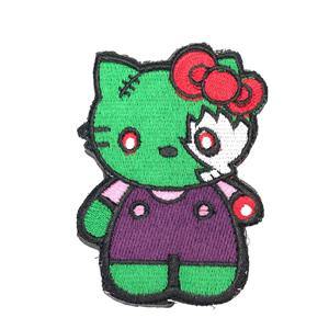 Embroidery Patch - HK Zombie Kitty - Black-Tactical.com