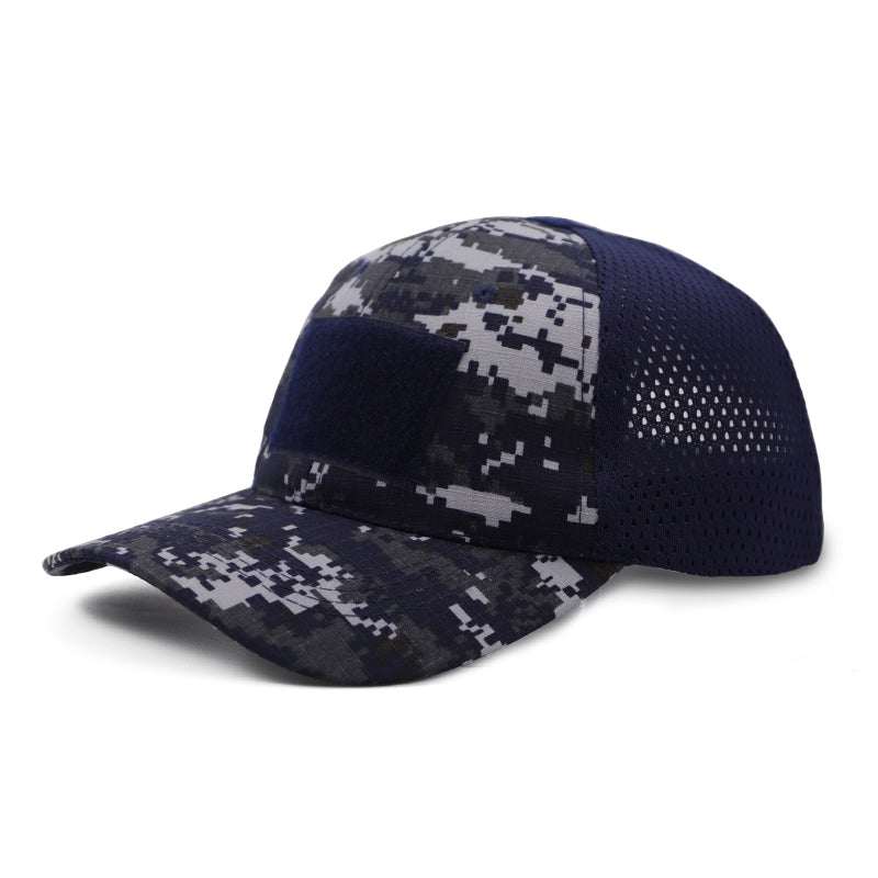Black Stealth - Velcro Mesh Tactical Cap (Gen 2)
