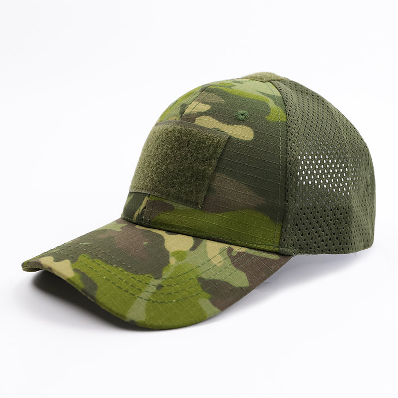 Black Stealth - Velcro Mesh Tactical Cap (Gen 2)
