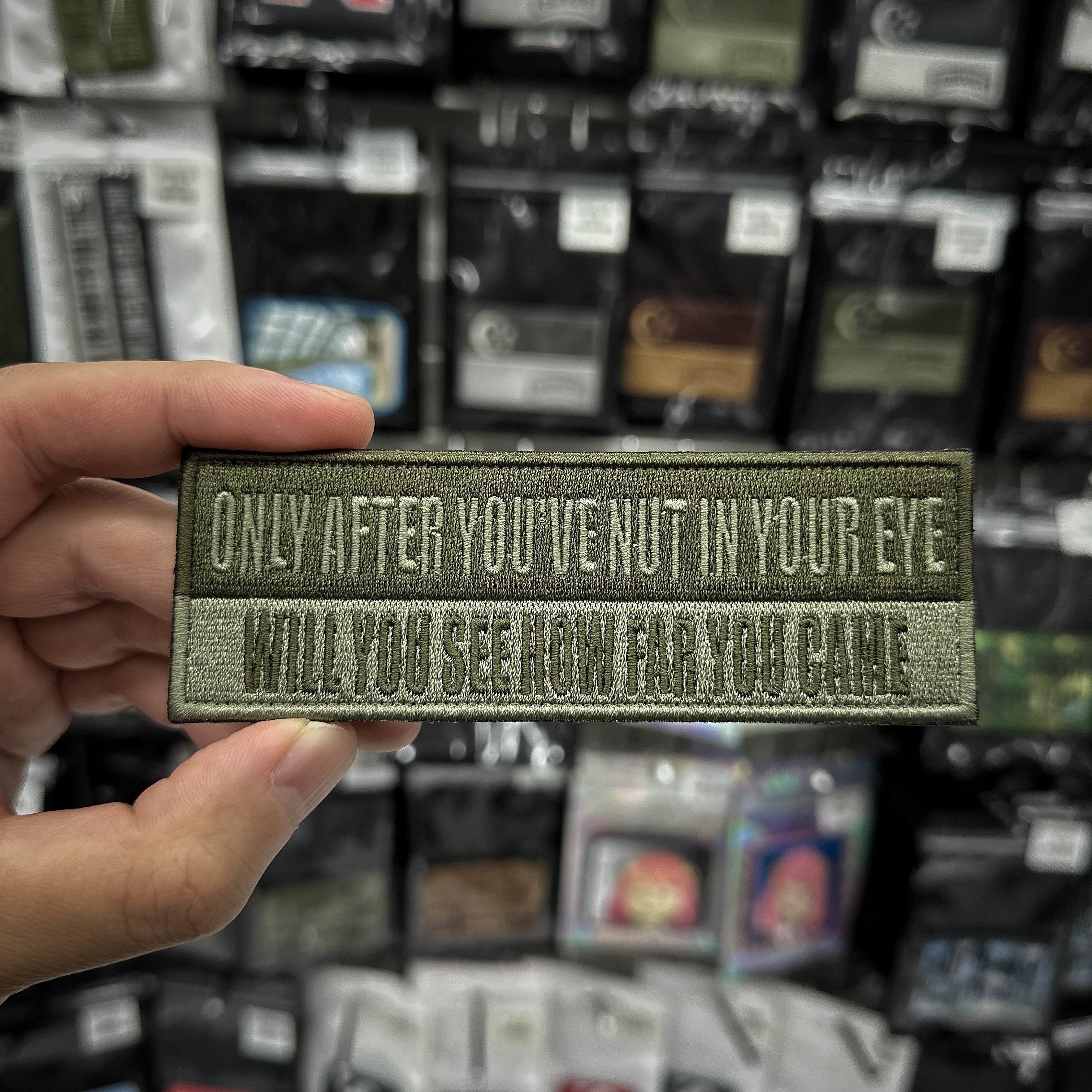 Embroidery Patch - Only After You Nut Velcro Morale Patch
