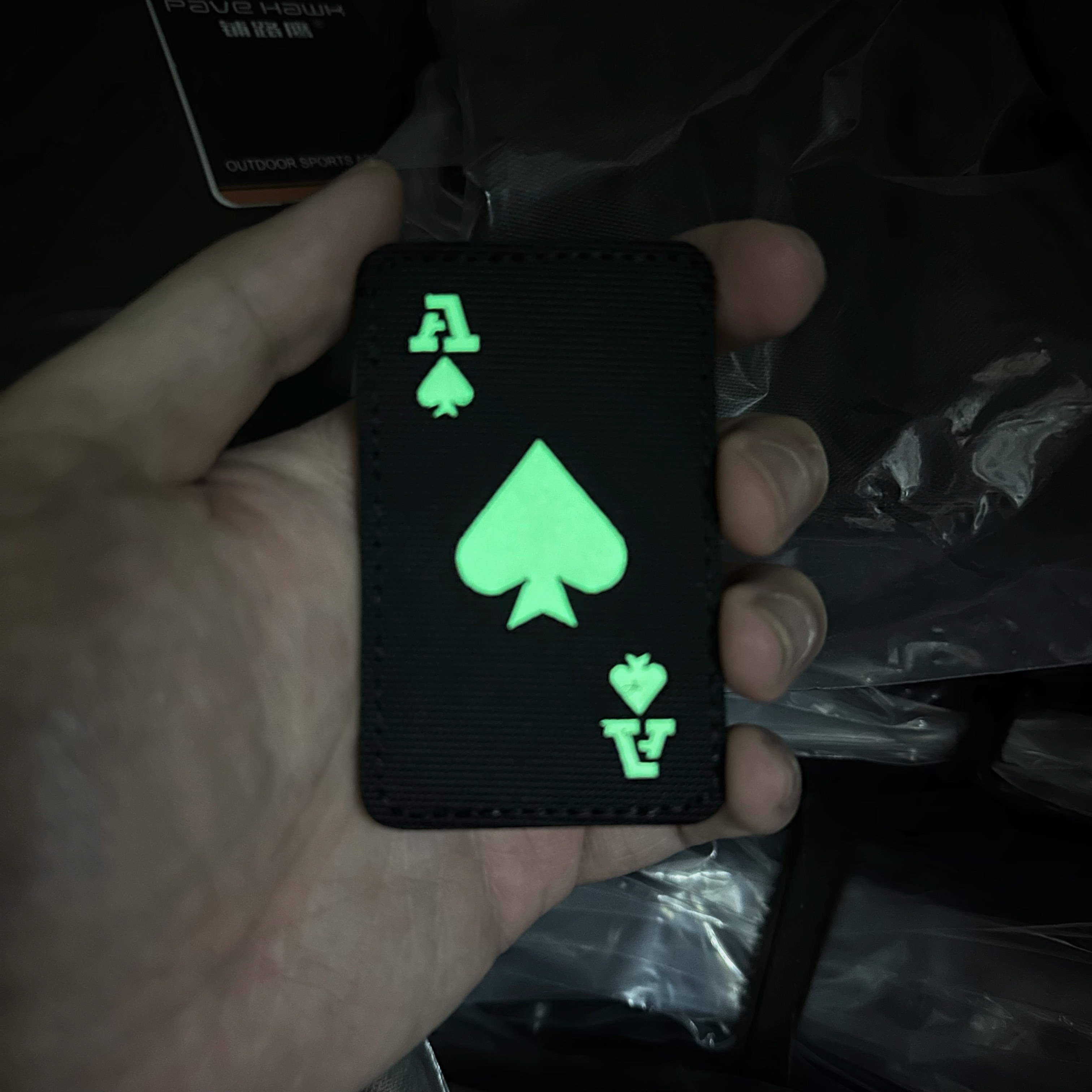 Laser Cut Patch - Ace Of Spades