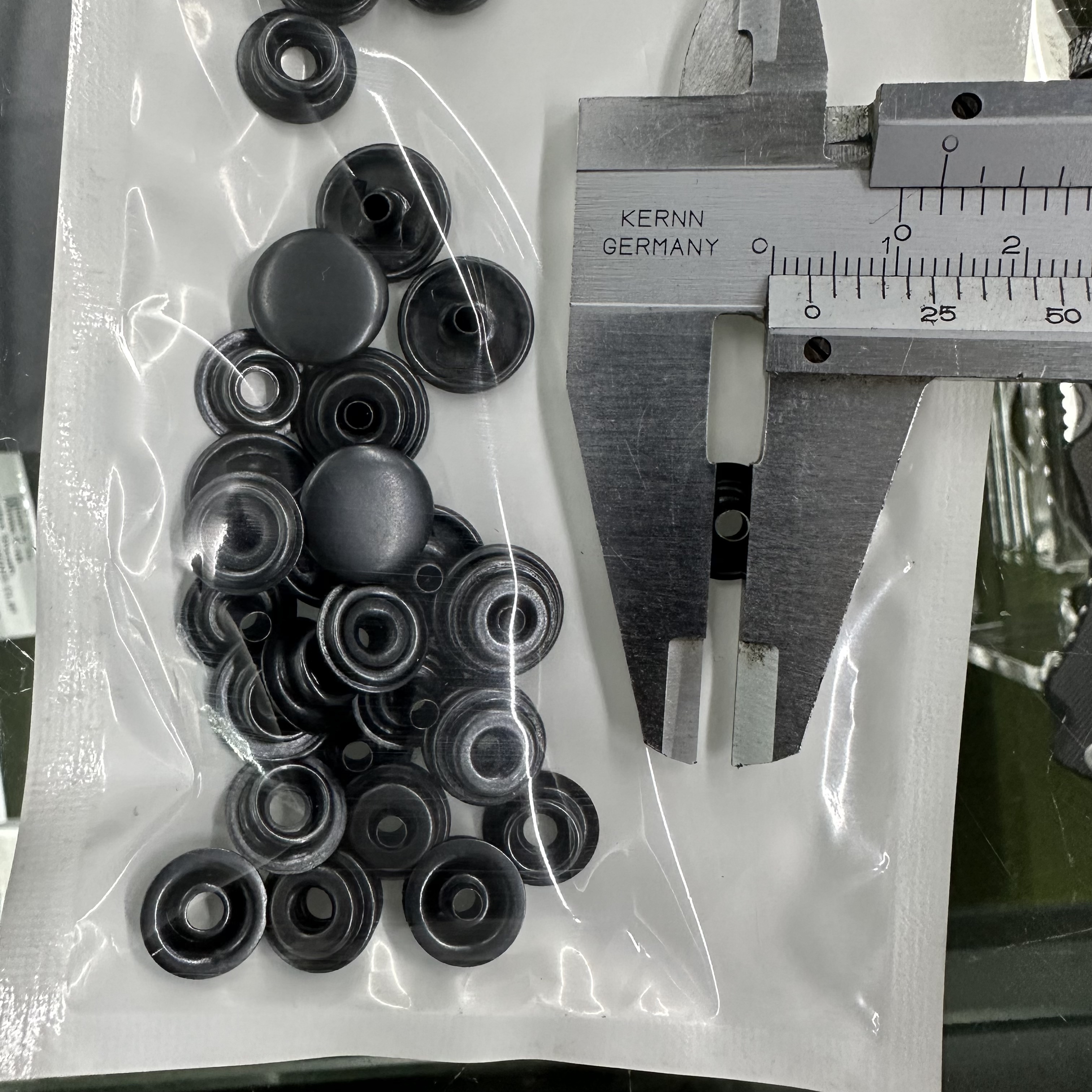 Riveted Brass Button Repair Kit (10 sets)