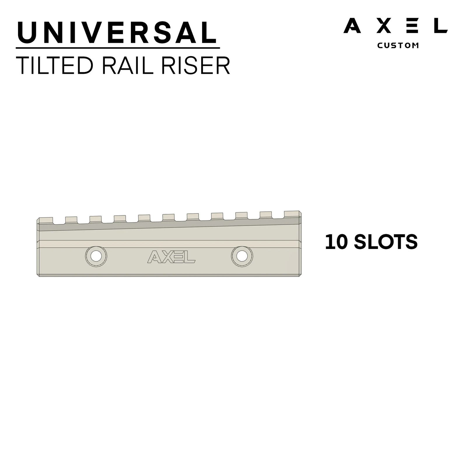 Zaurko Blasters - Universal Tilted / Angled Rail Raiser