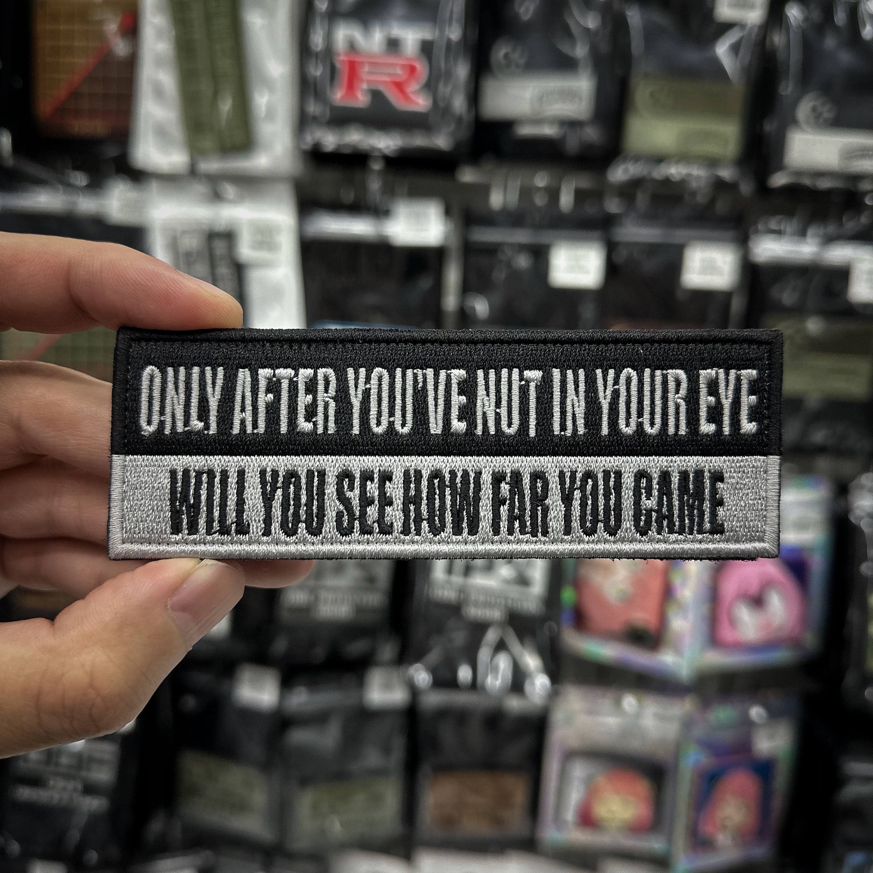 Embroidery Patch - Only After You Nut Velcro Morale Patch