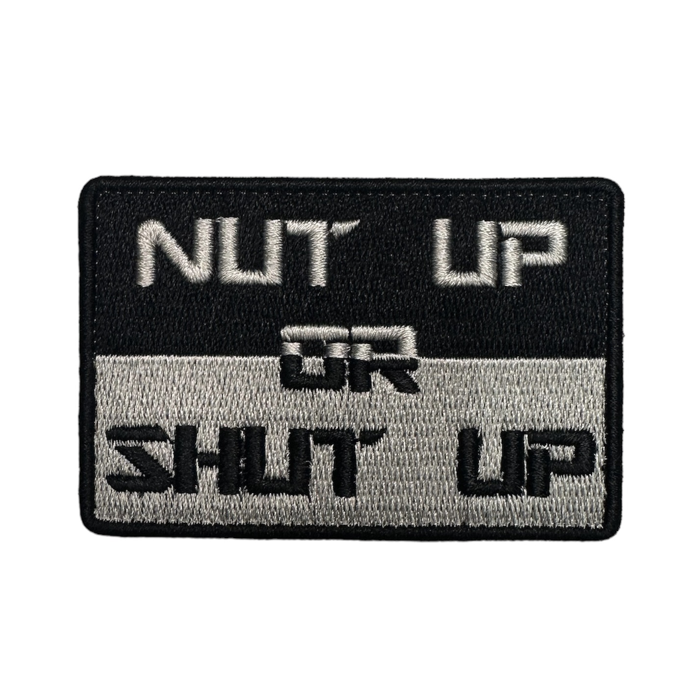 Embroidery Patch - Nut Up or Shut Up Morale Patch