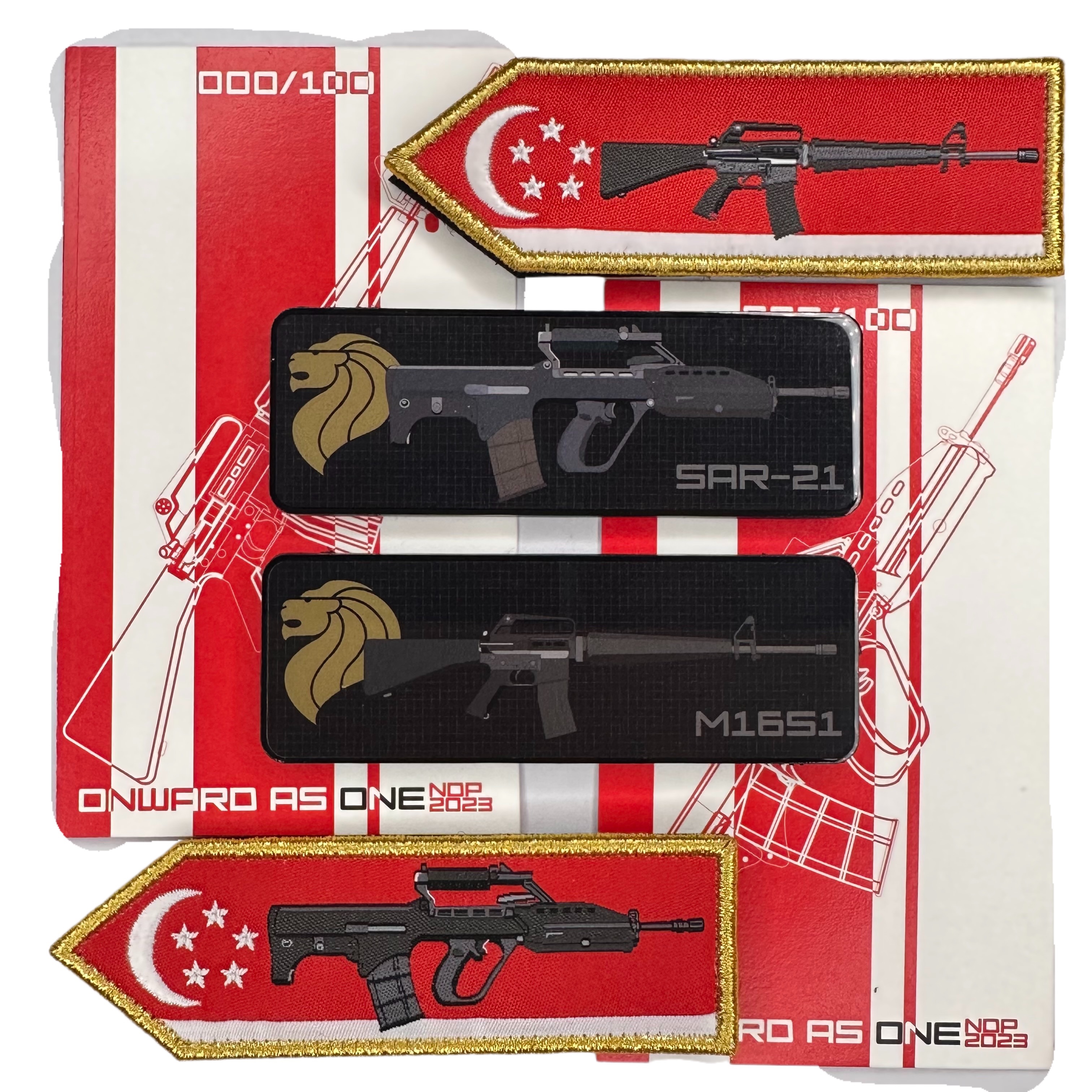 Limited Edition Patch Set - Singapore SAR-21 / M16 Serialised Set