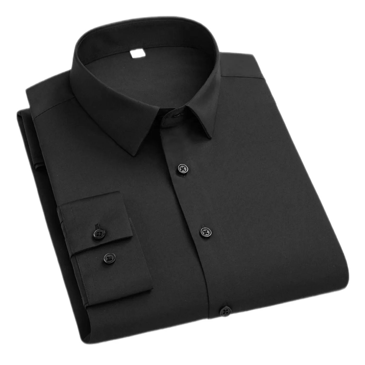Black Stealth - Combat Formal Slim Fit Dress Shirt
