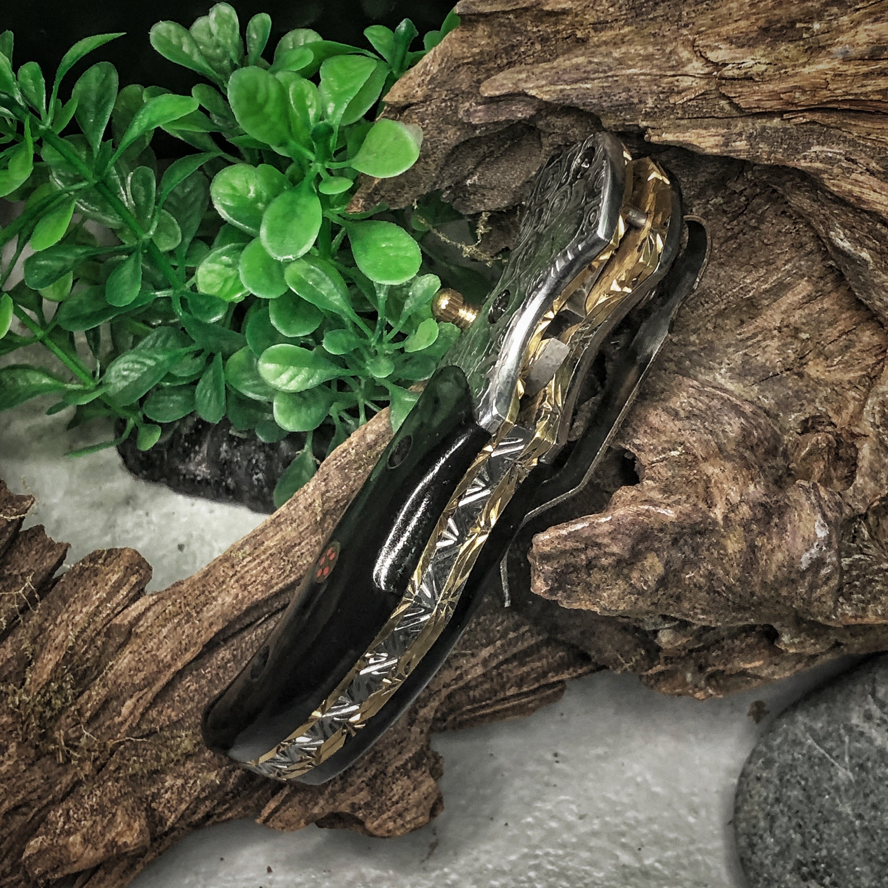 Damascus - Folding Knife BT035