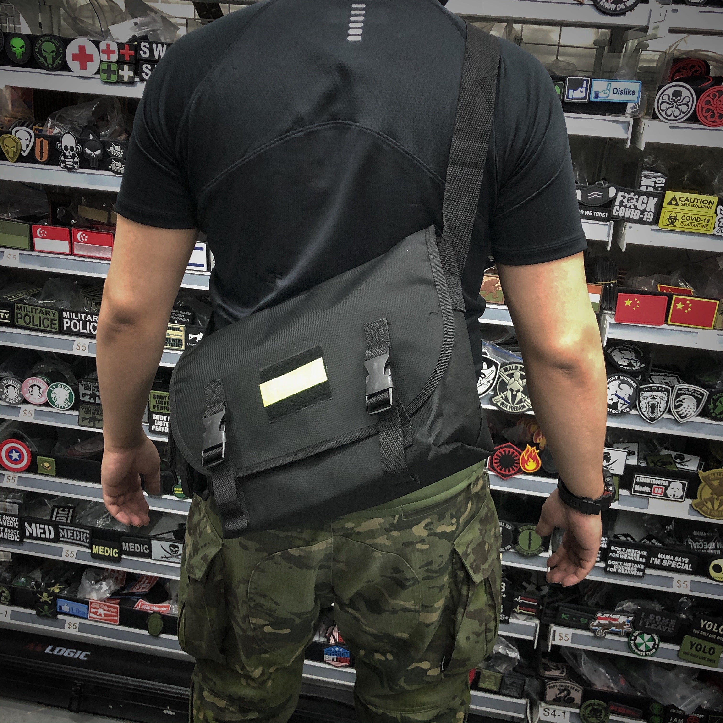 SAF Admin Sling Bag with Reflective Velcro