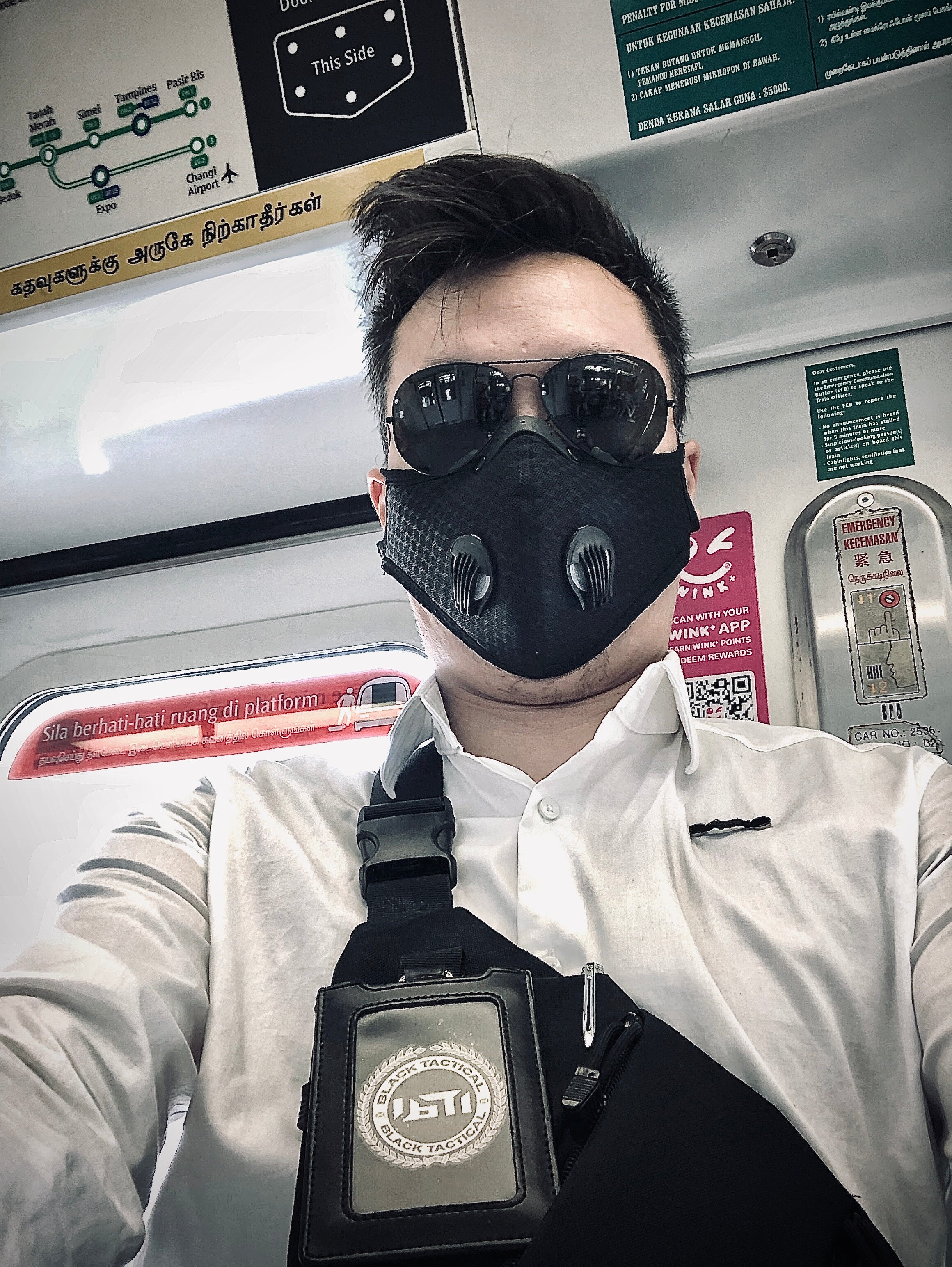 Black Stealth - Chest Concealed Sling Bag (ZJ099)