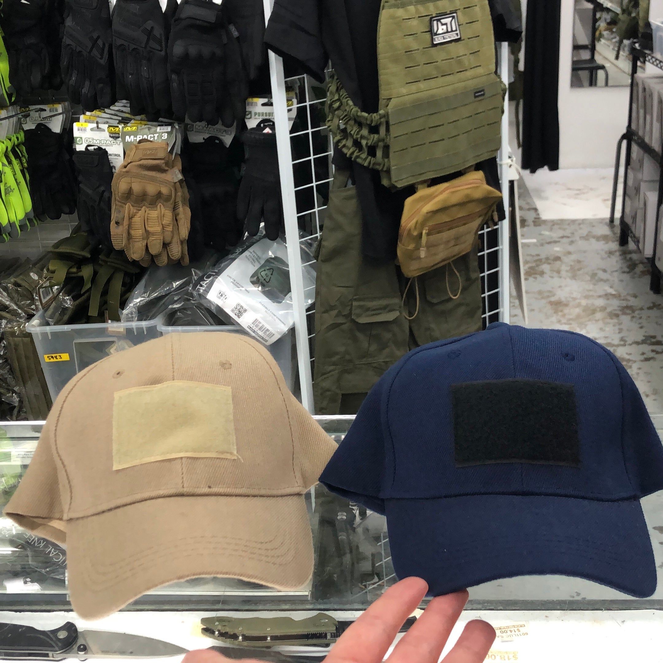 Tactical Cap with Velcro Patches