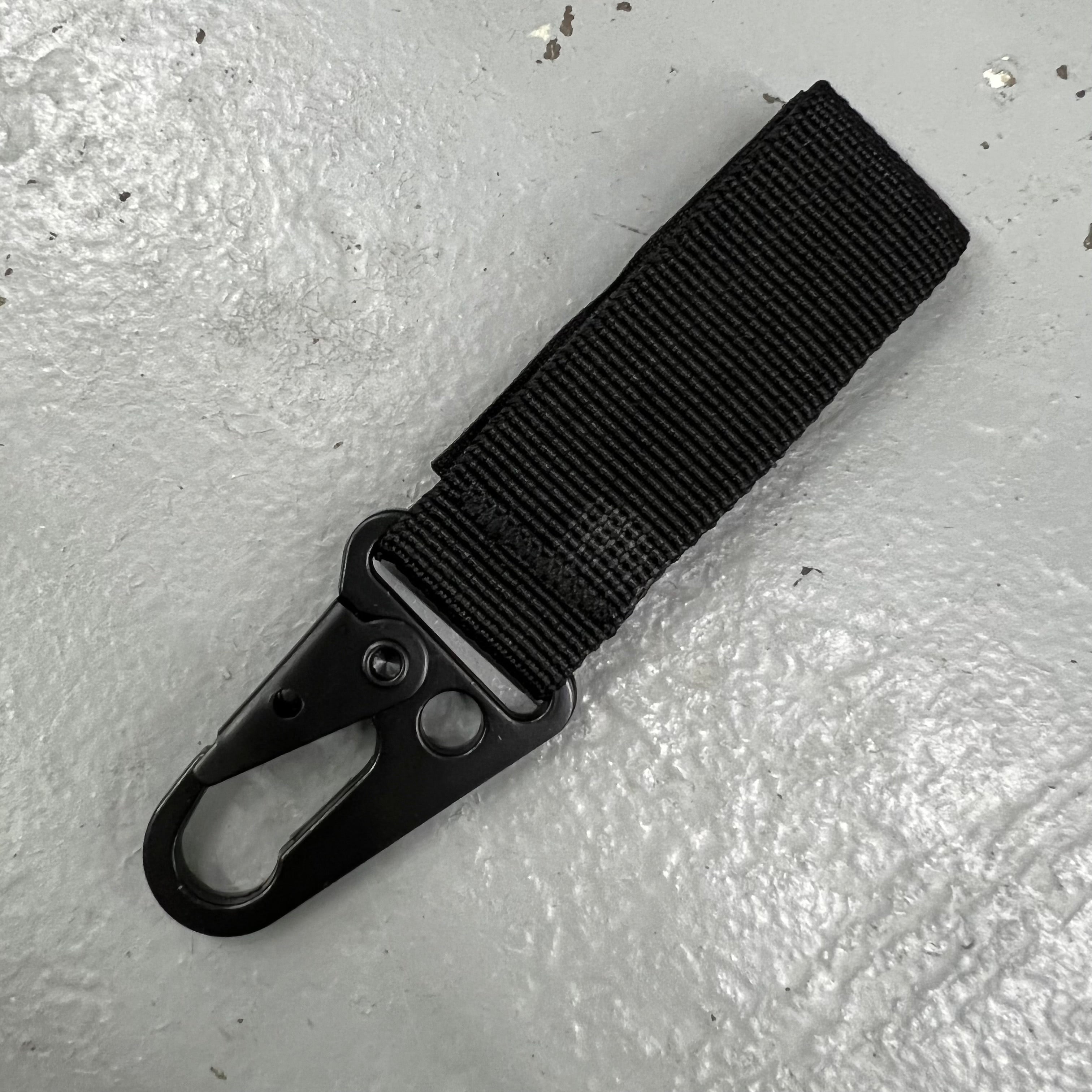 Black Stealth Belt Hook Keeper 2"