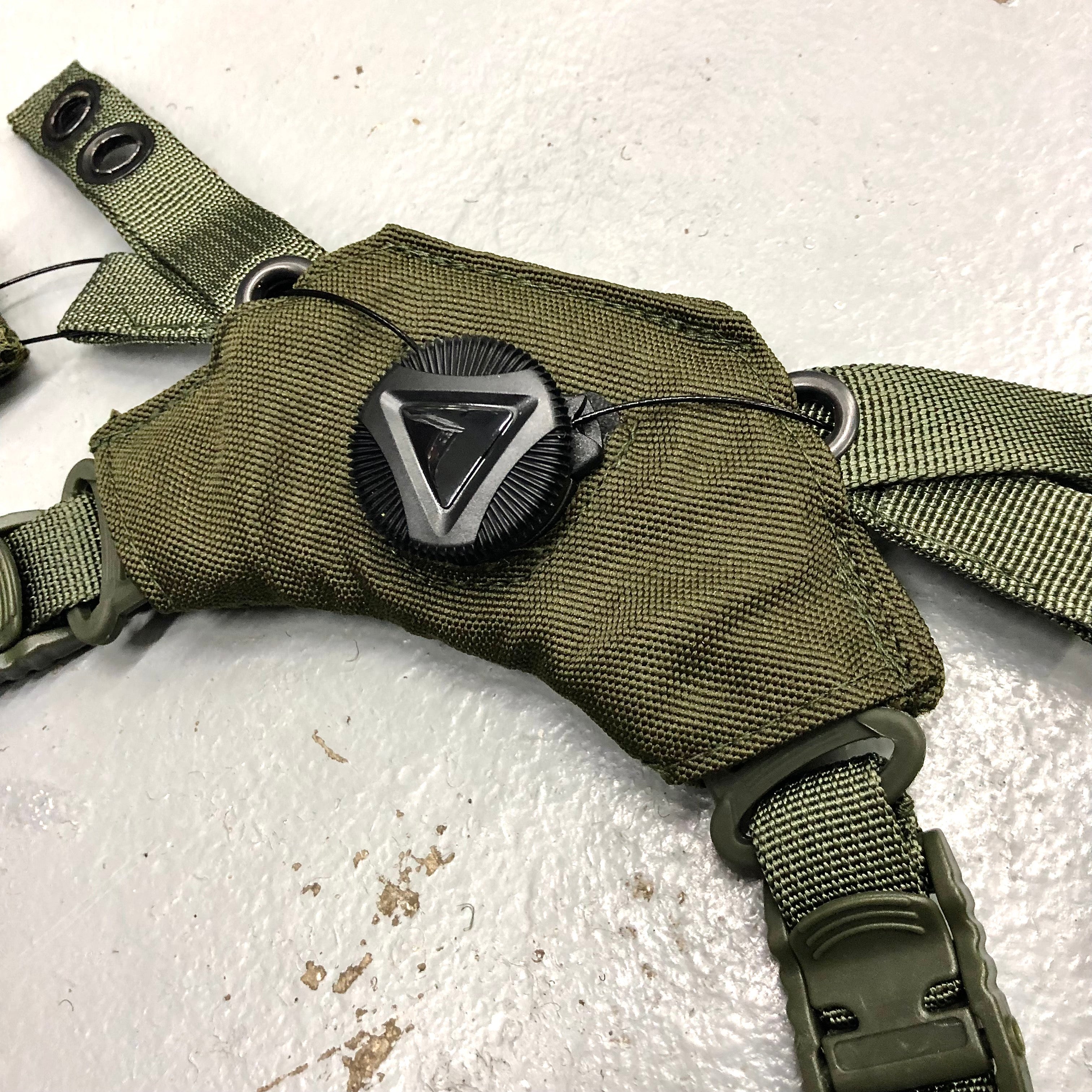 Black Stealth - Adjustable Chin Strap for SAF Helmet