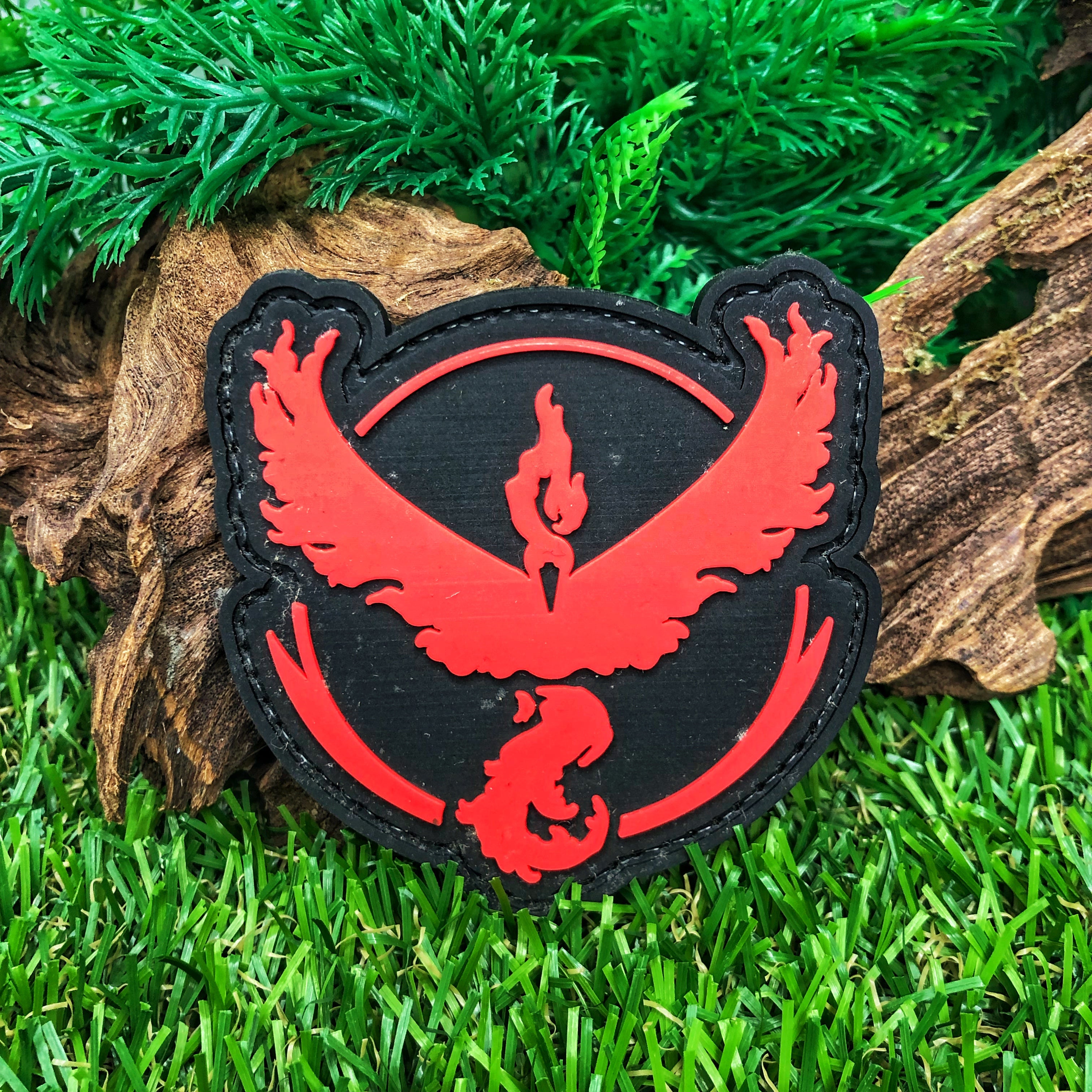 Rubber Patch - Pokemon Go Team Valor Red