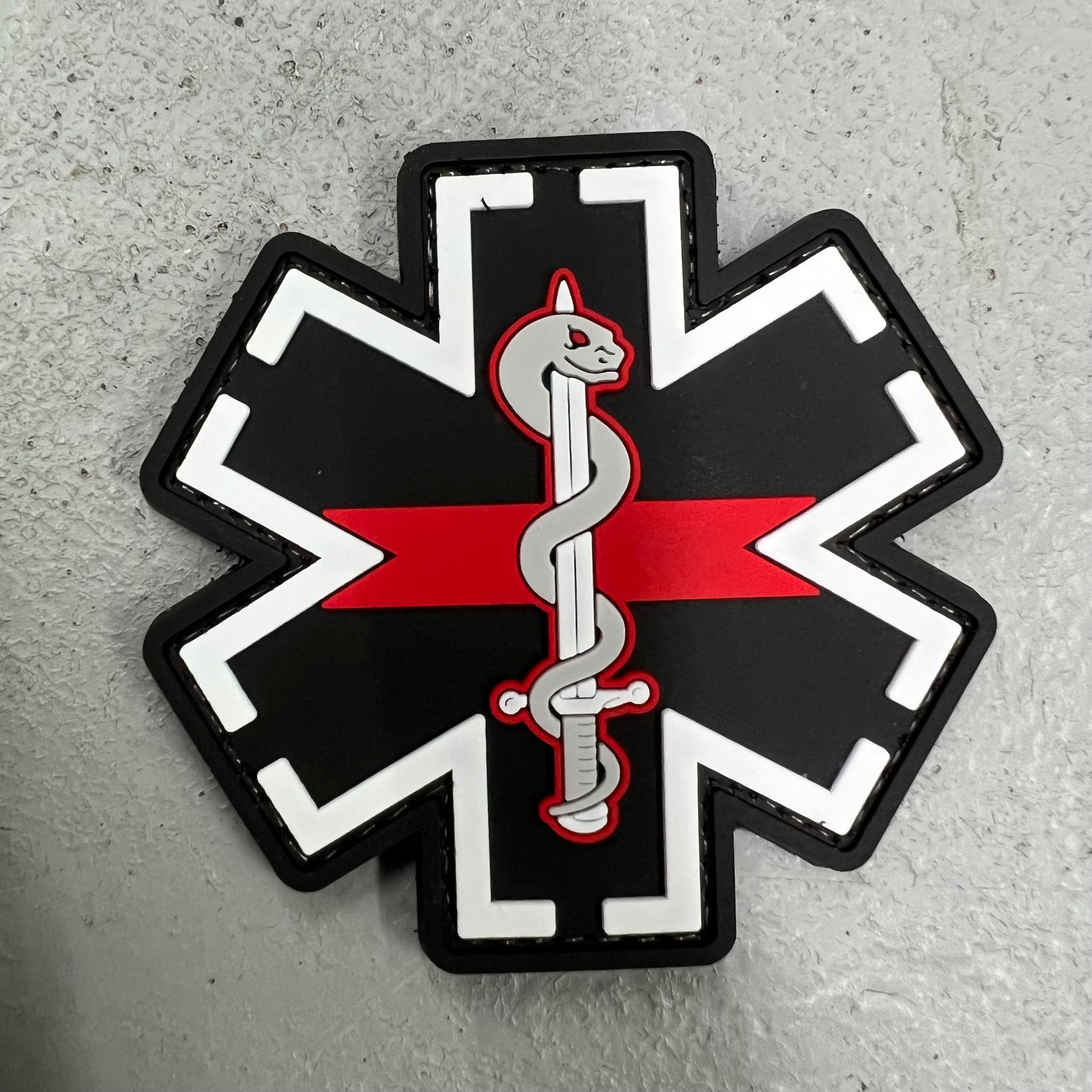Rubber Patch - Medic Paramedic EMS EMT Medical Star of Life