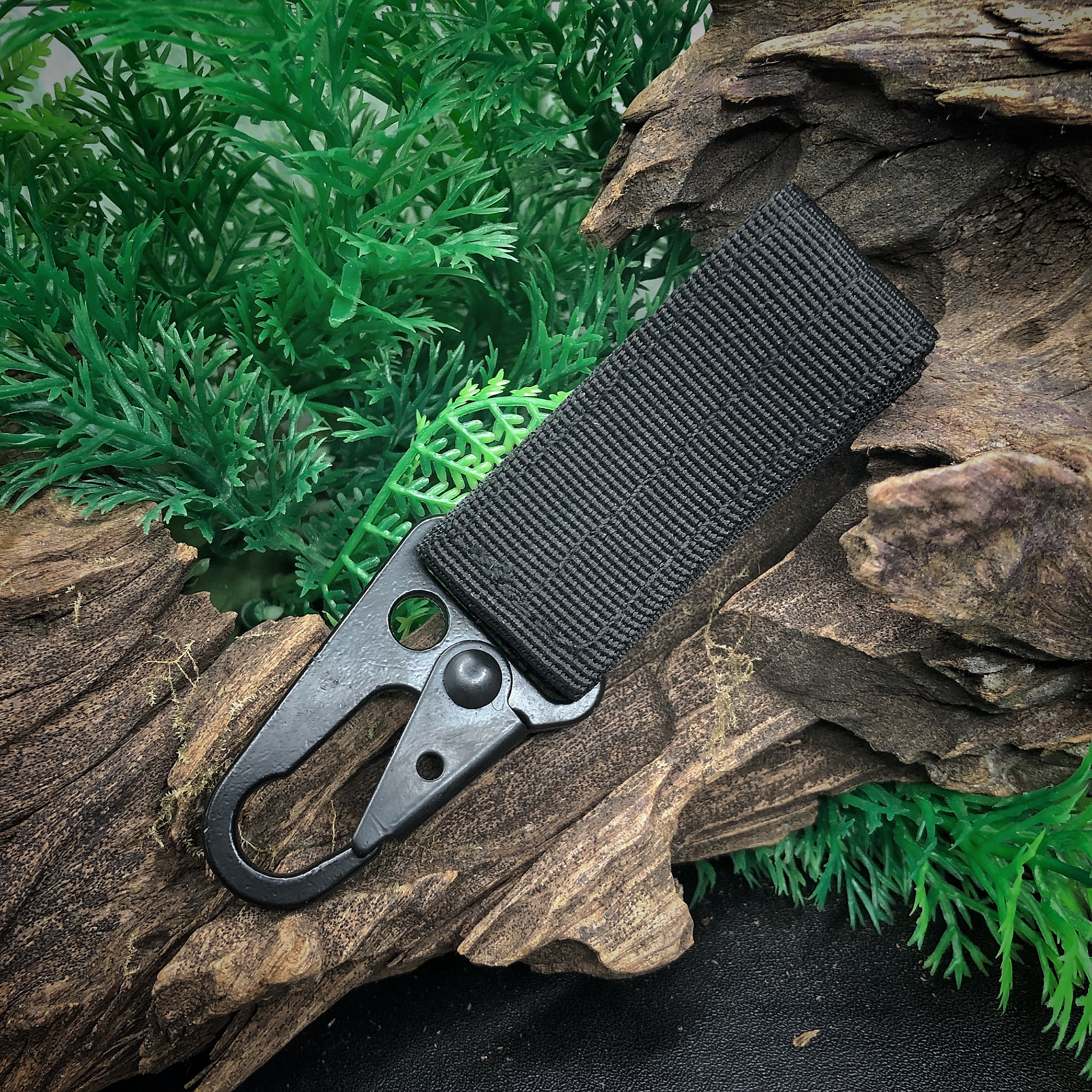 Black Stealth Belt Hook Keeper 2"