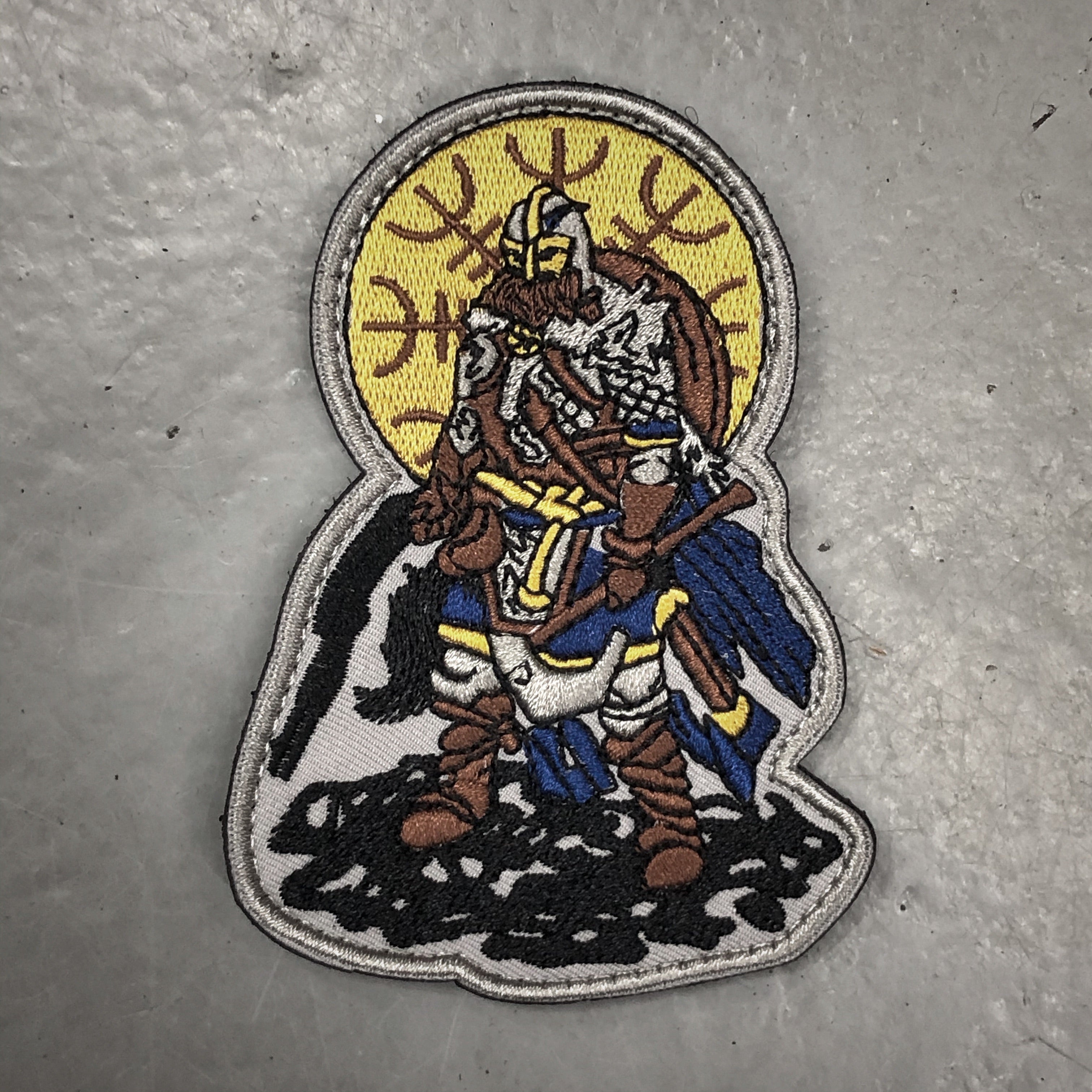 Embroidery Patch - Holy Viking with Axe