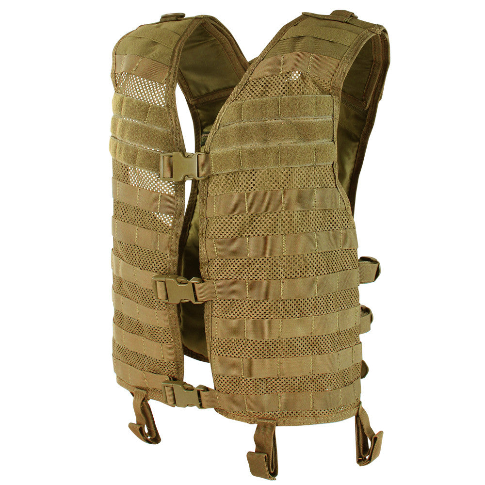 Noga Tactical MOLLE Vest With Hydration Pack - Military Style Carrier With Water Reservoir