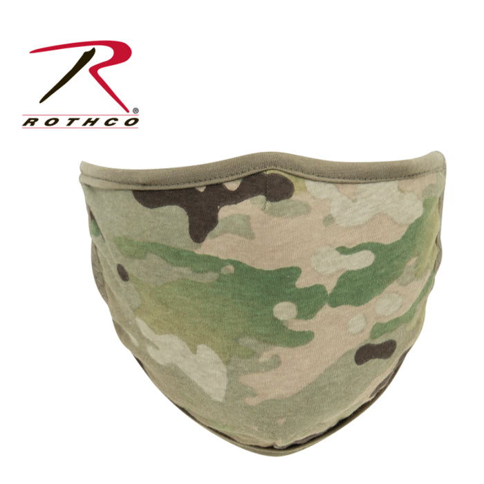 Rothco -  Reversible 3-Layer Polyester Face Mask (Multicam/Coyote Brown)