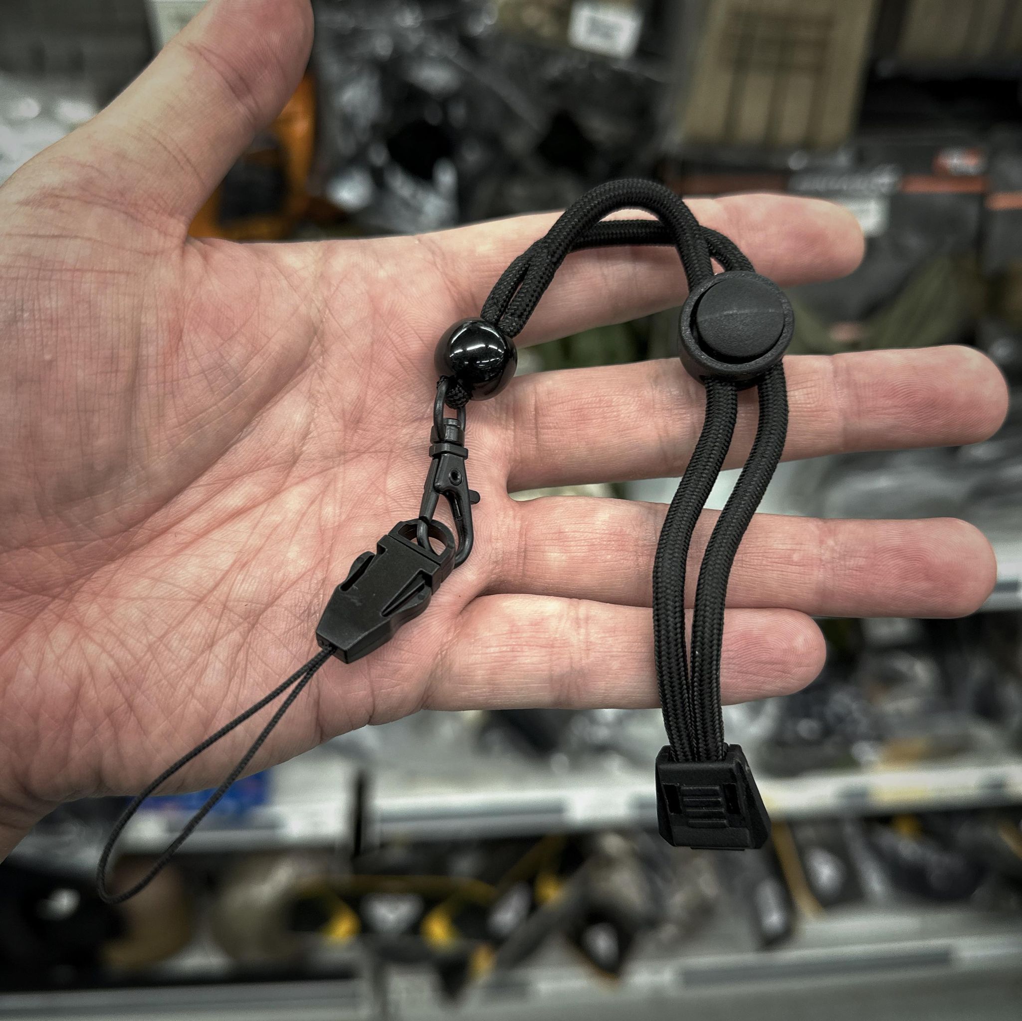 Black Stealth - Paracord Quick Detach Lanyard