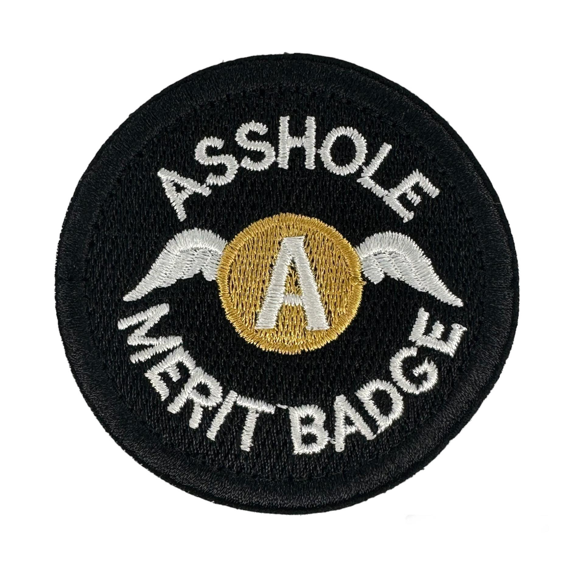 Embroidery Patch - AHole Merit Badge