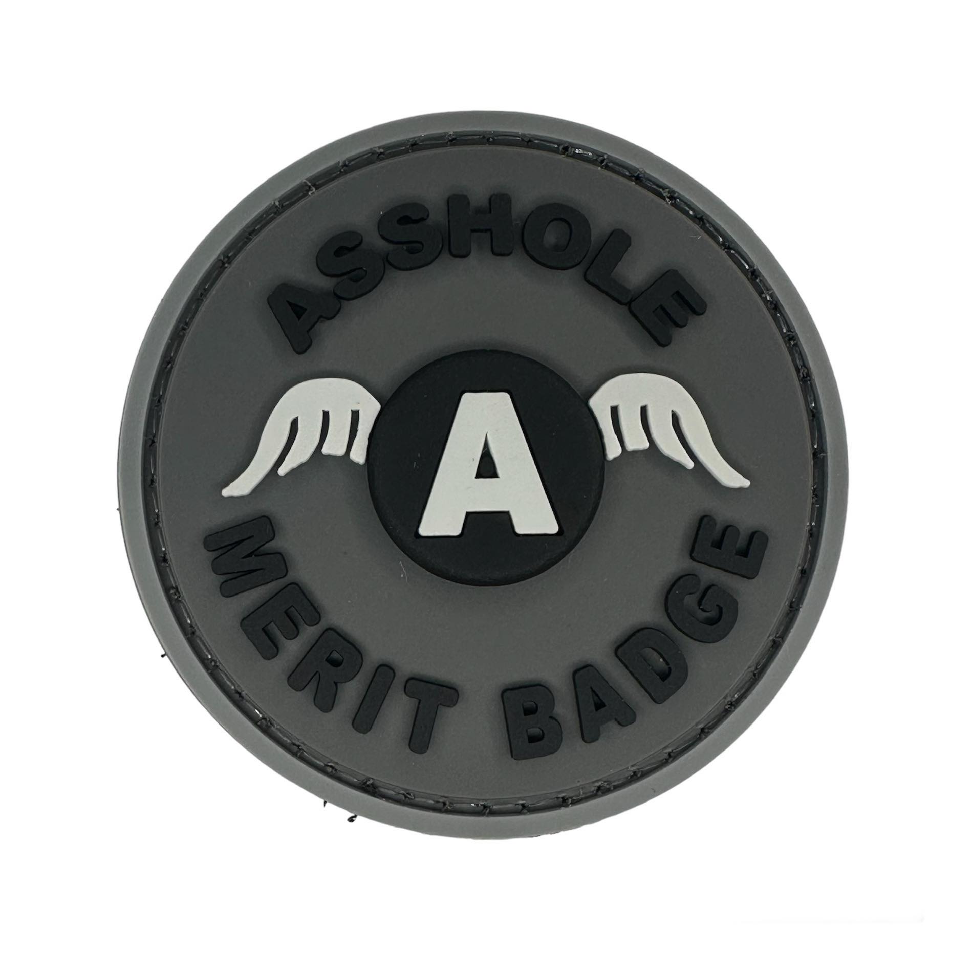 Rubber Patch - Asshole Merit Badge
