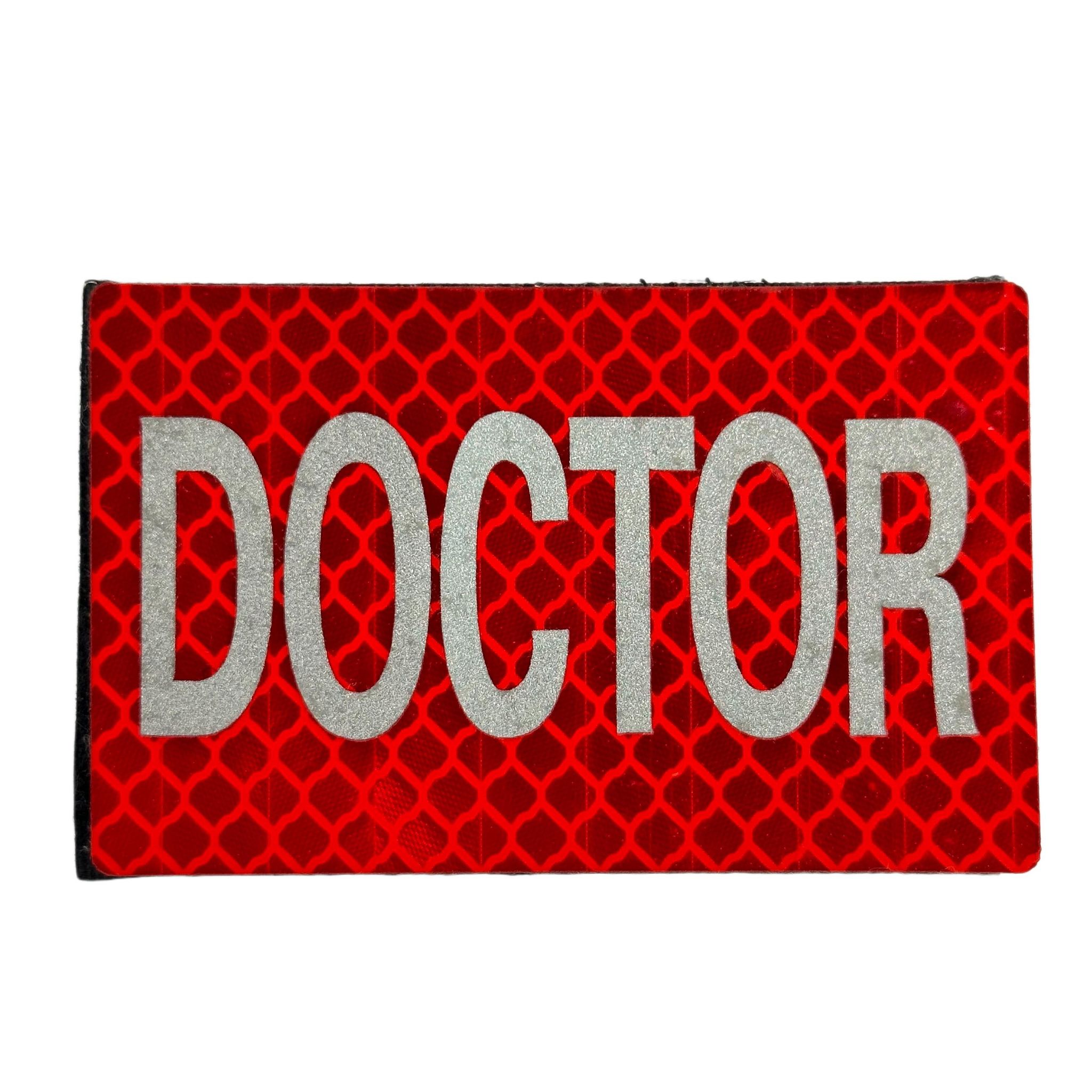 Laser Cut Patch - Doctor Reflective