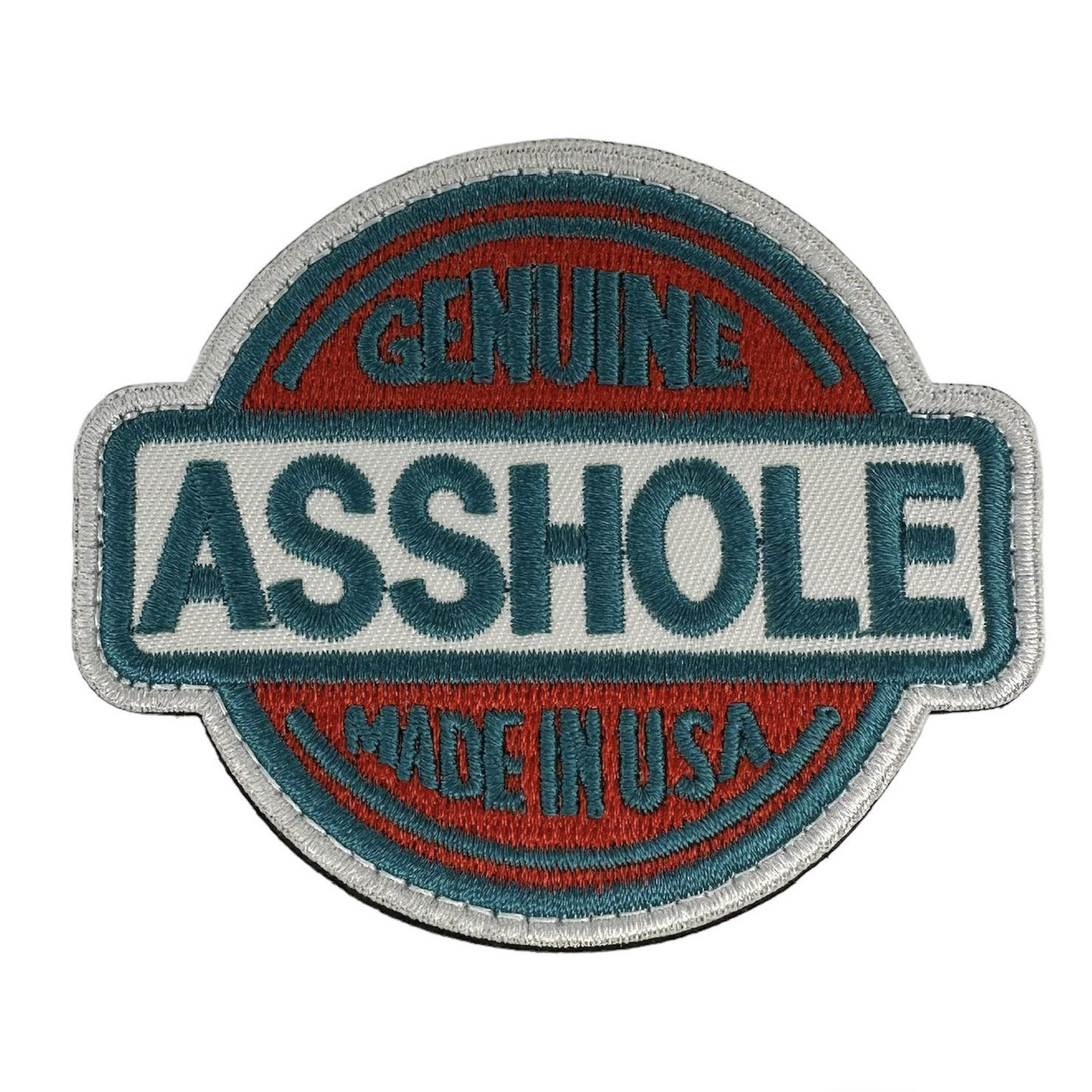 Embroidery Patch - Genuine Asshole Made in USA