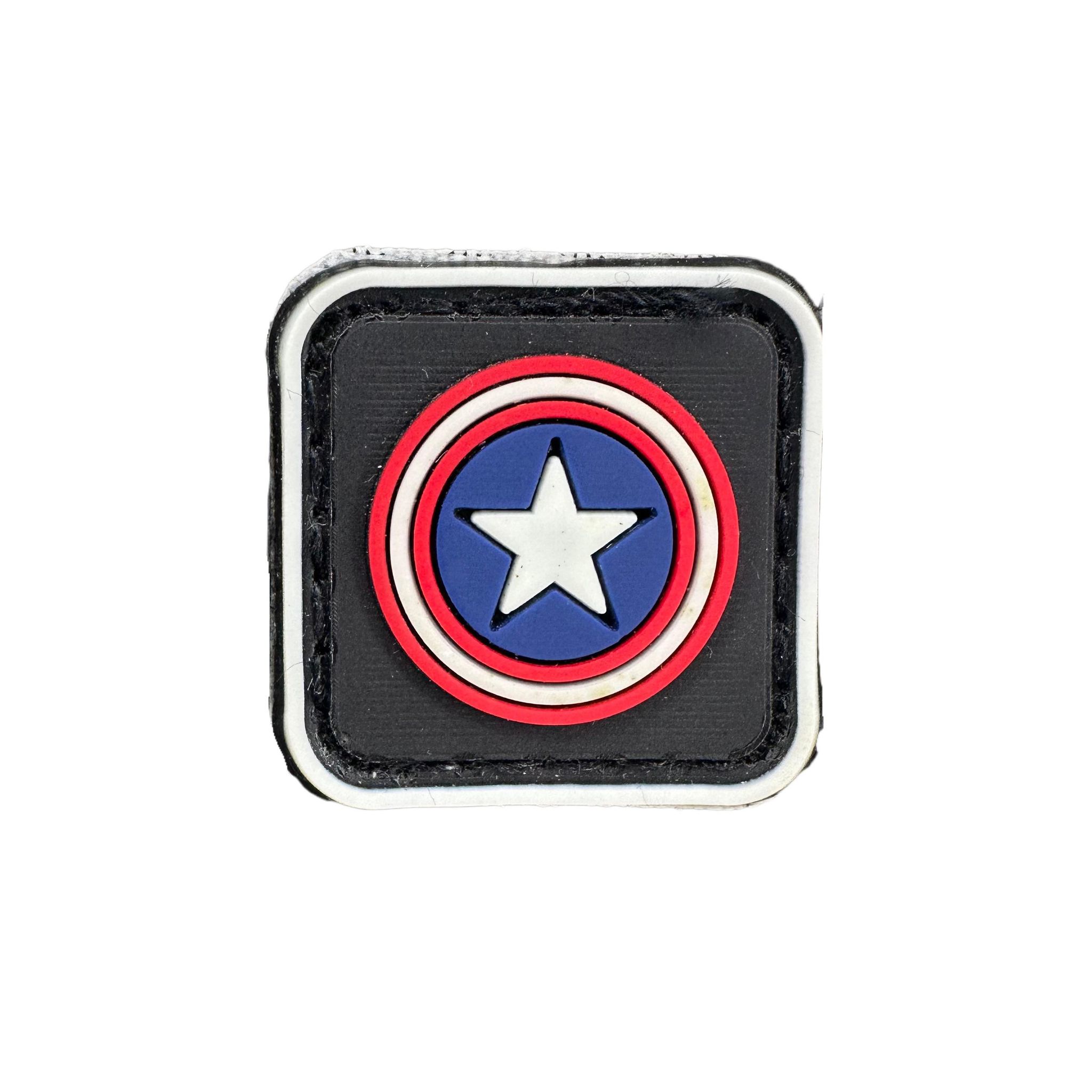 Rubber Patch - Captain America Shield (GITD)