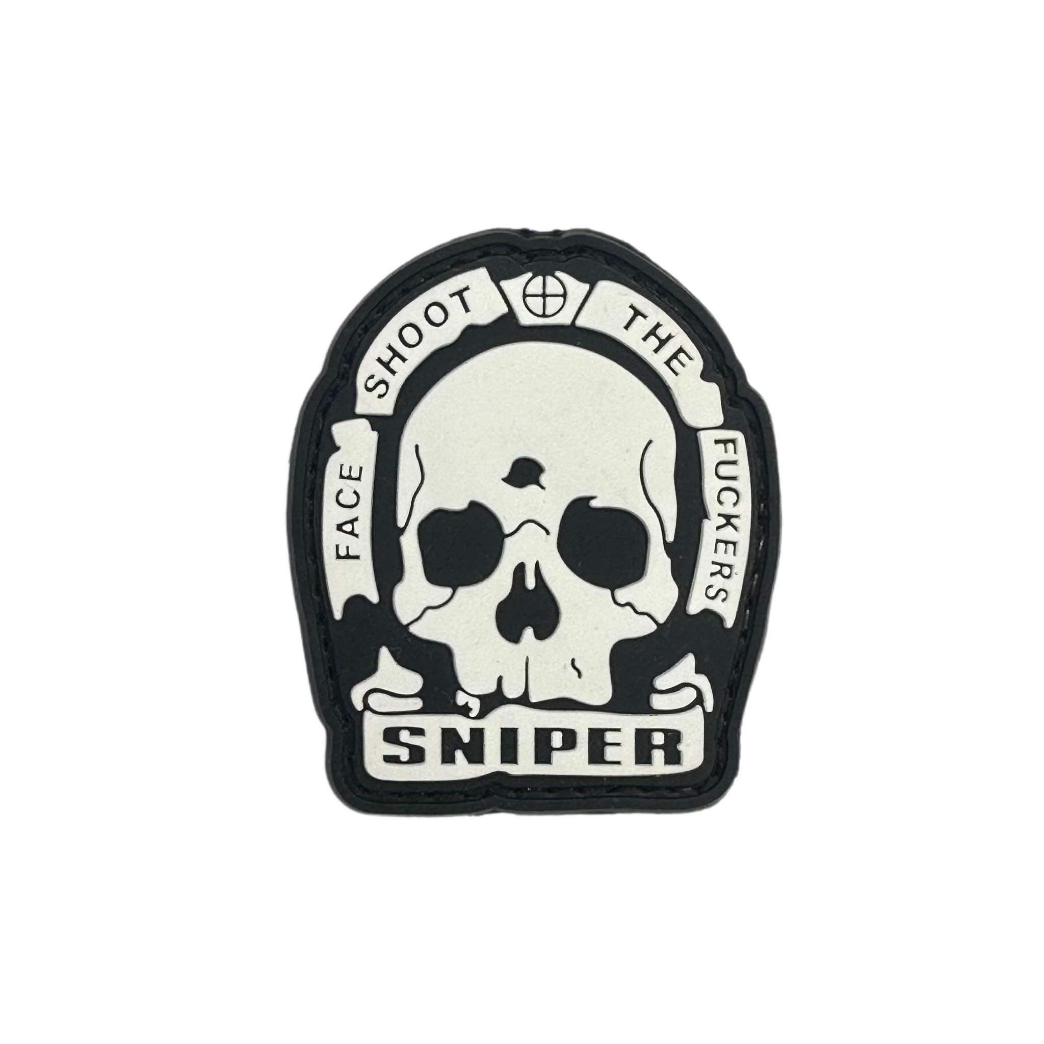 Rubber Patch - Face Shoot The Fuckers Sniper