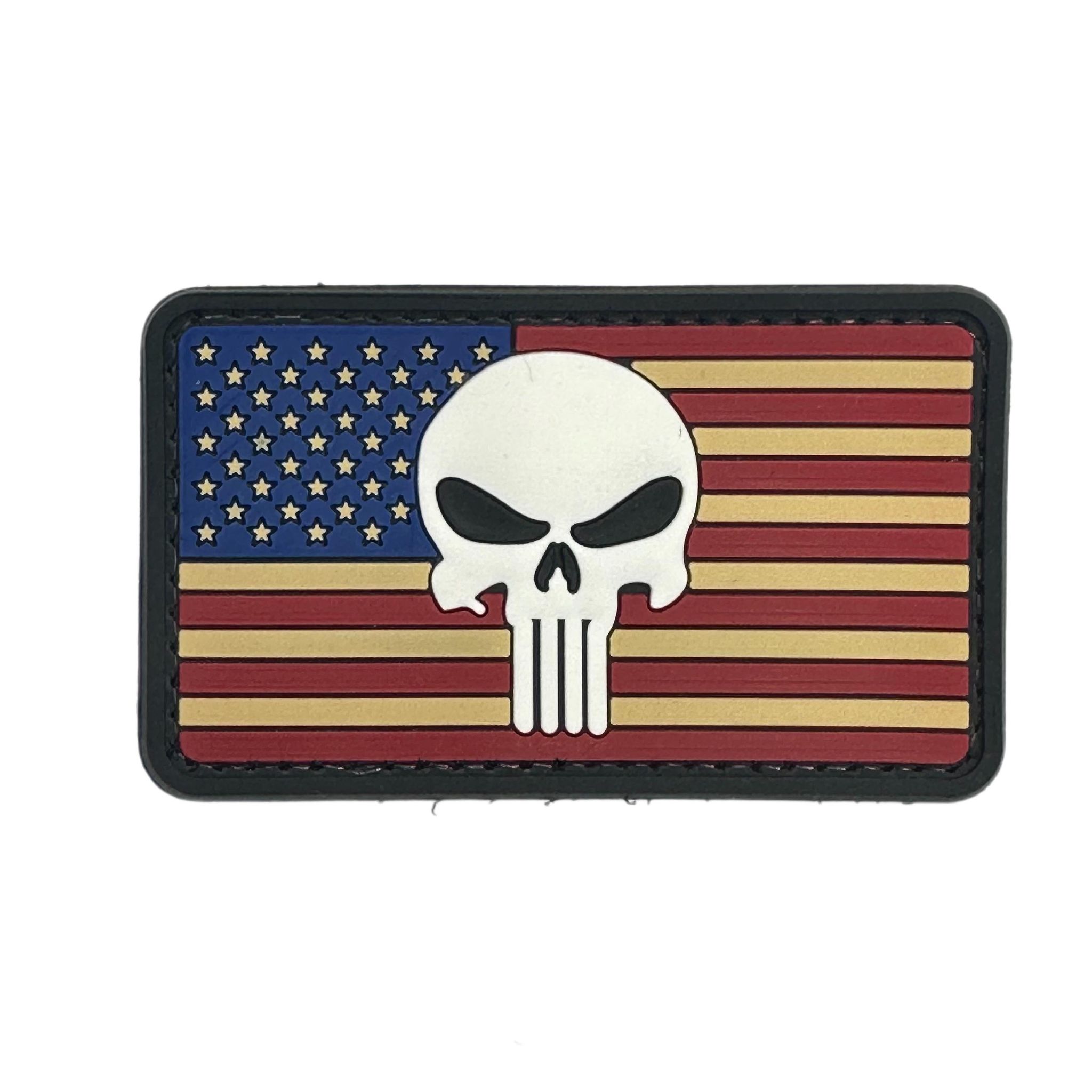 Rubber Patch - US Flag Punisher