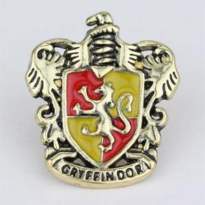 Collar Lapel Pin - Harry Potter Gryffindor Crest - Black-Tactical.com