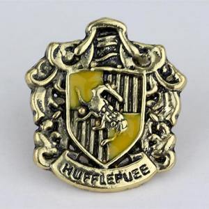 Collar Lapel Pin - Harry Potter Hufflepuff Crest - Black-Tactical.com