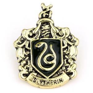Collar Lapel Pin - Harry Potter Slytherin Crest - Black-Tactical.com