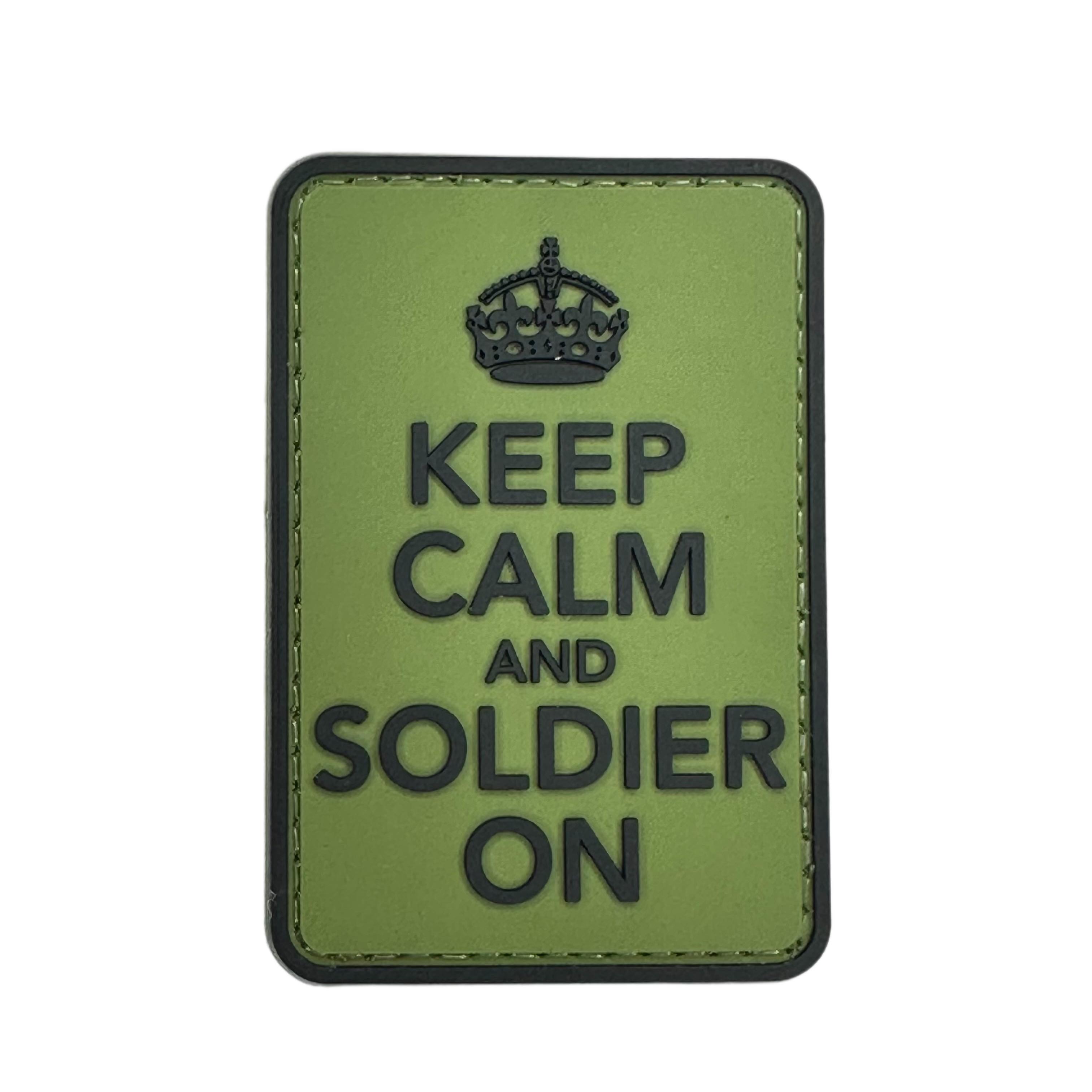 Rubber Patch - Keep Calm & Soldier On