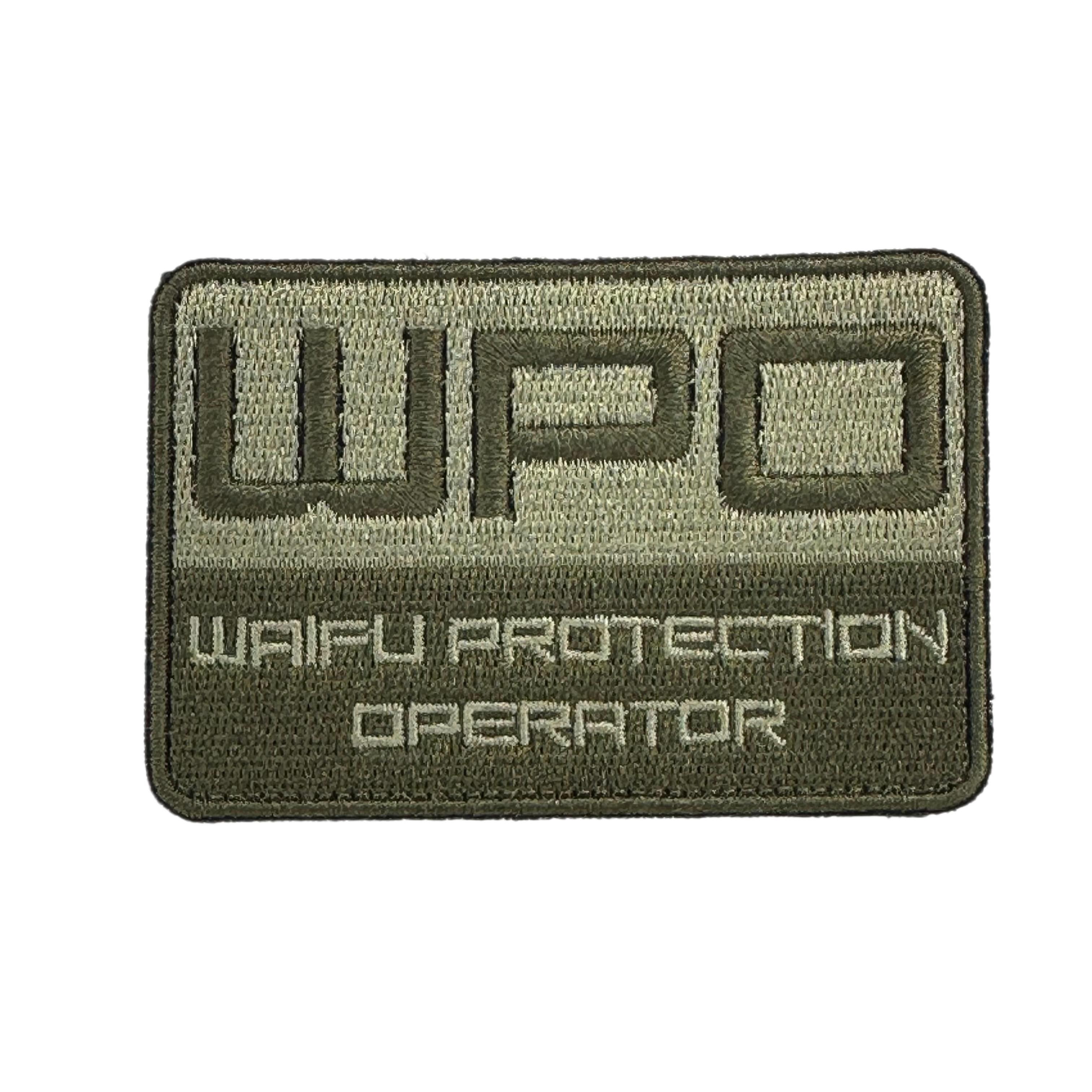 Embroidery Patch - Waifu Protection Operator - Idol Tactical Series
