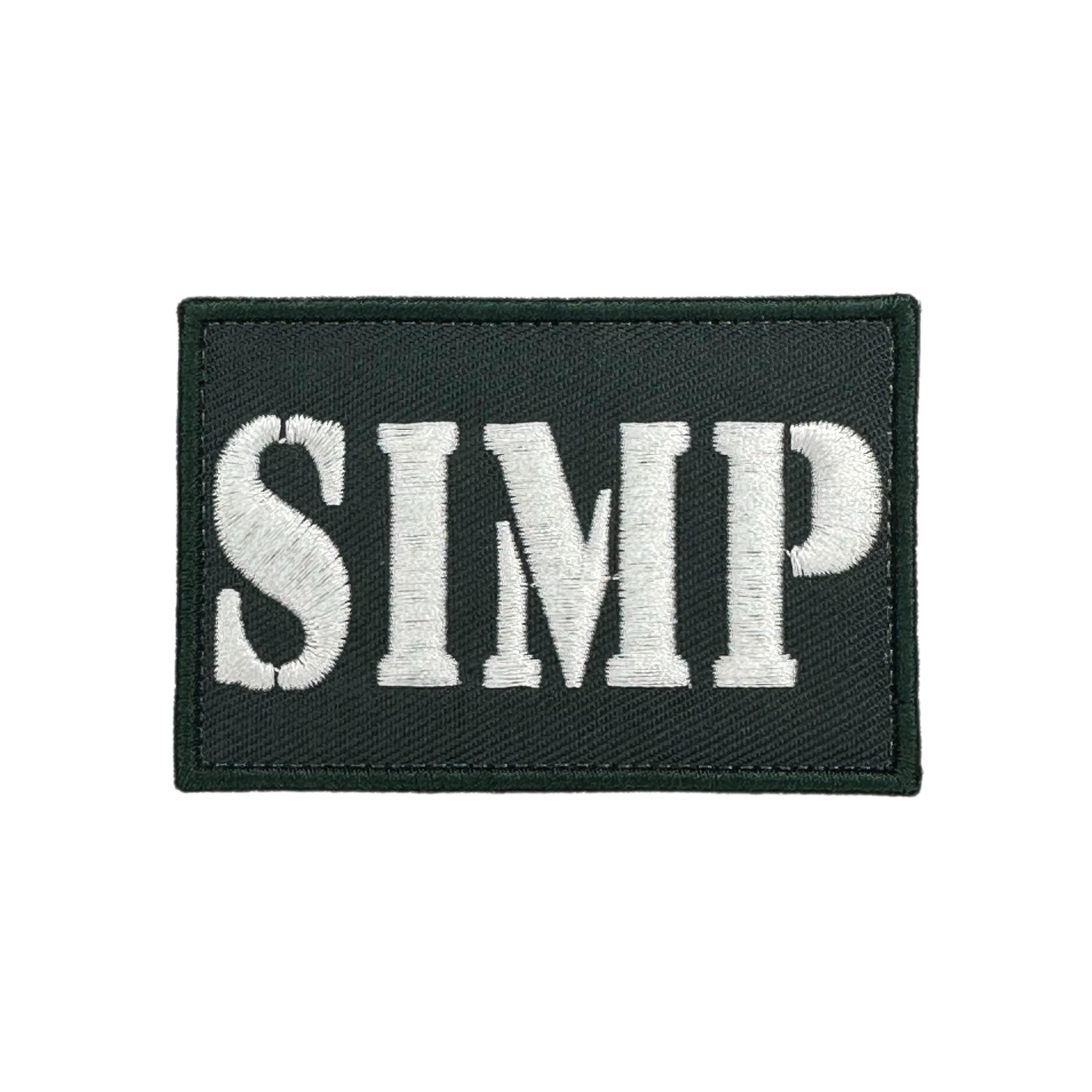 Simp Military Stamp Embroidered Morale Patch