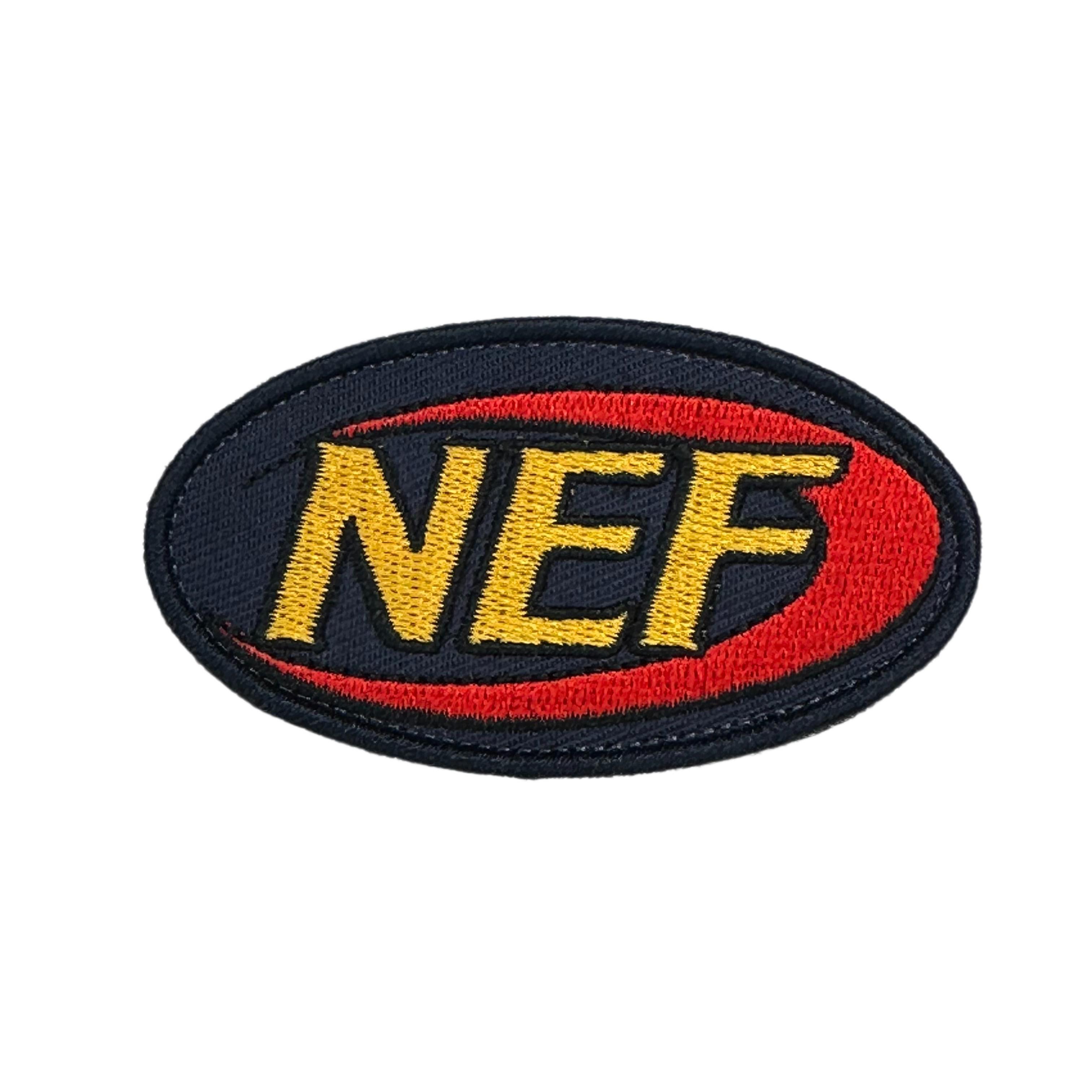 NEF - Nerf Logo Inspired Embroidered Velcro Morale Patch