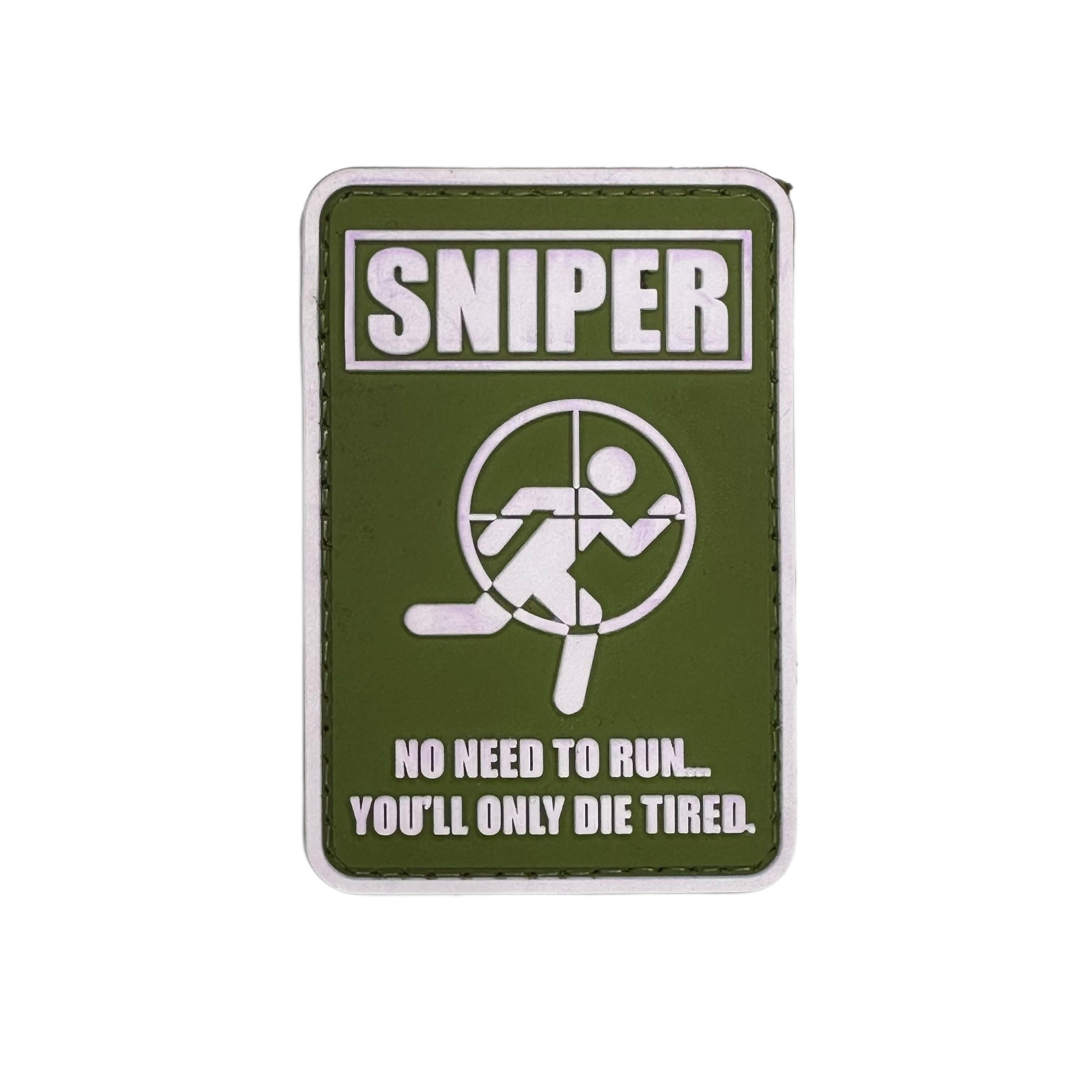 Rubber Patch - Sniper No Need to Run