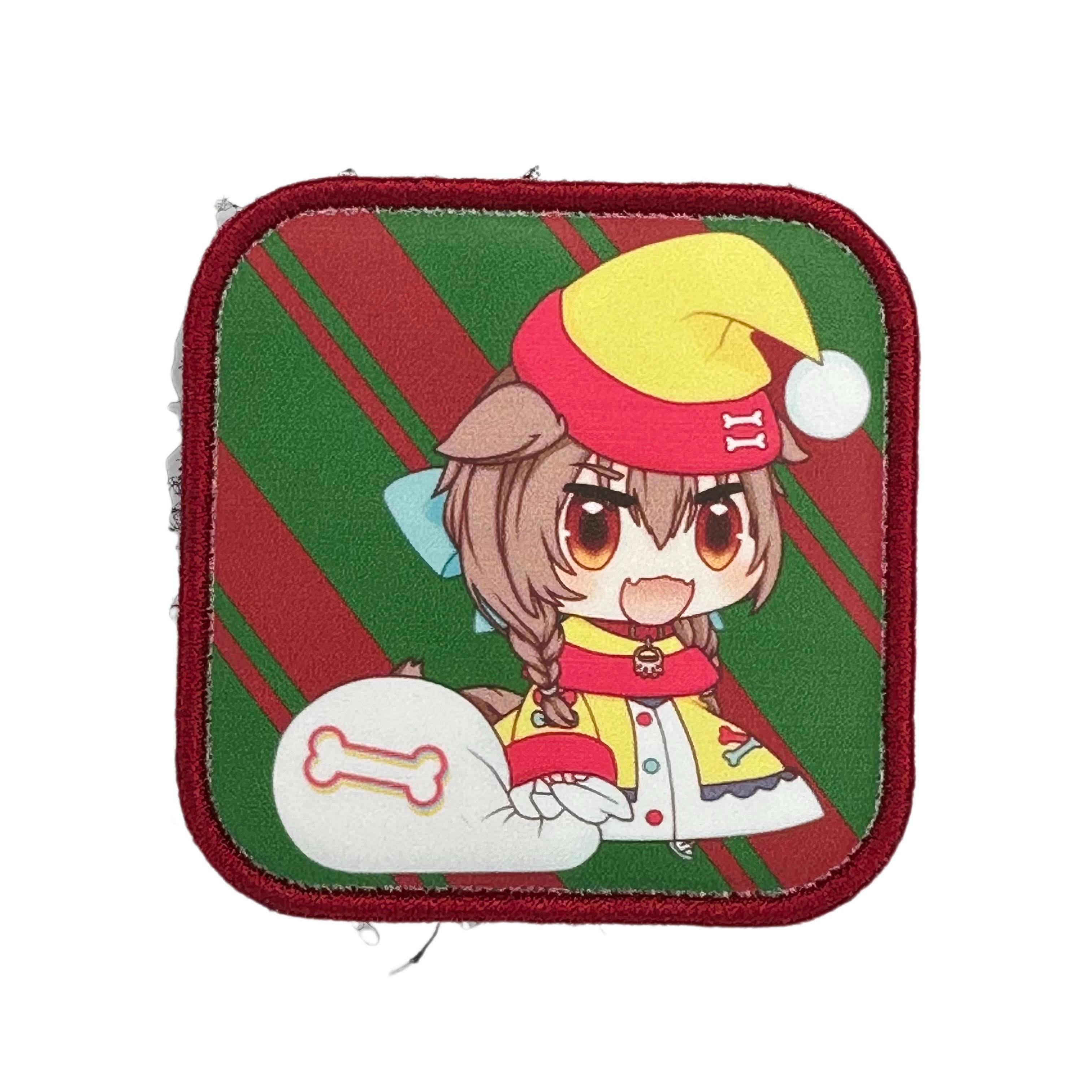 Printed Morale Patches - Hololive Padoru VTuber Velcro Morale Patch