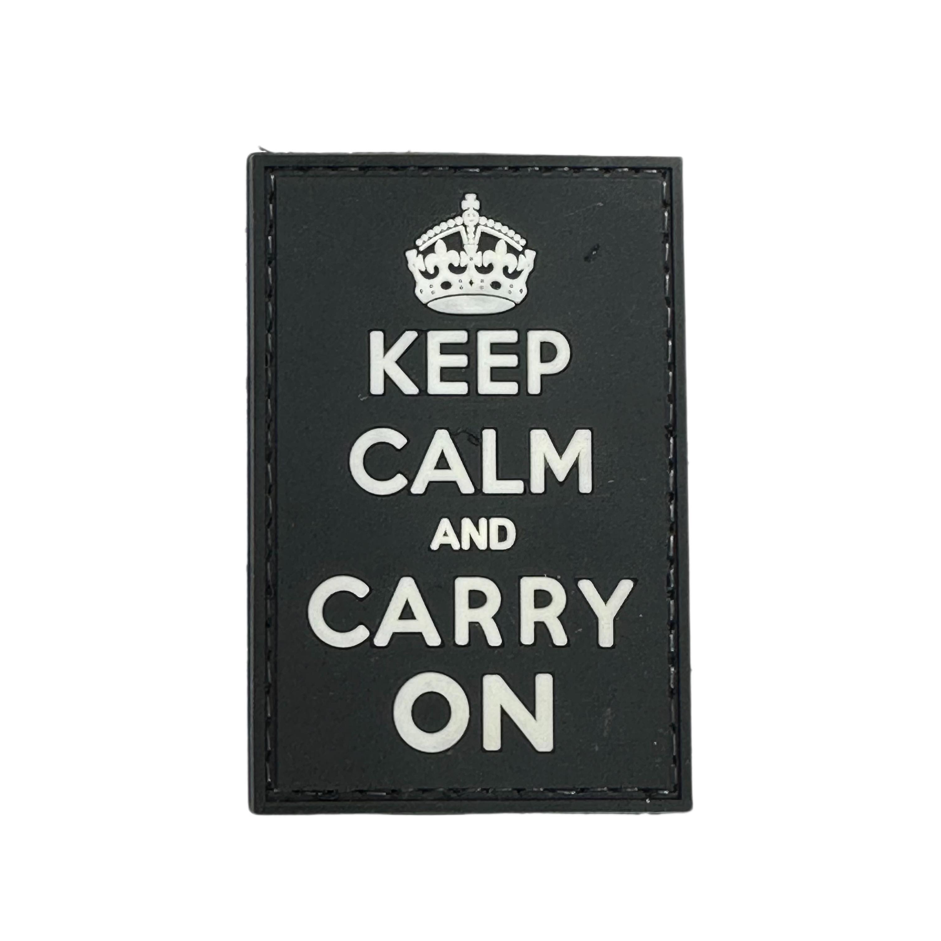 Rubber Patch - Keep Calm & Carry On