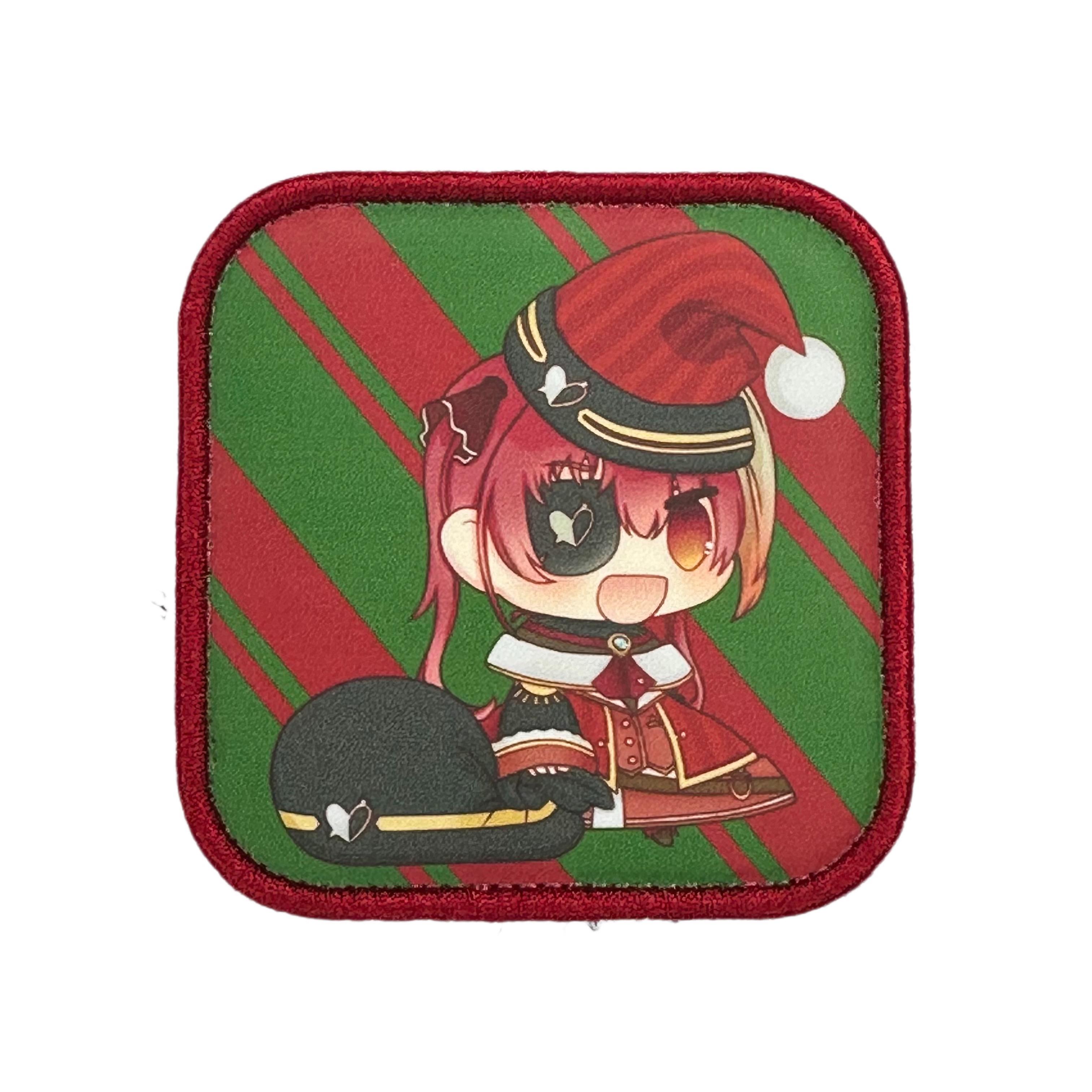 Printed Morale Patches - Hololive Padoru VTuber Velcro Morale Patch