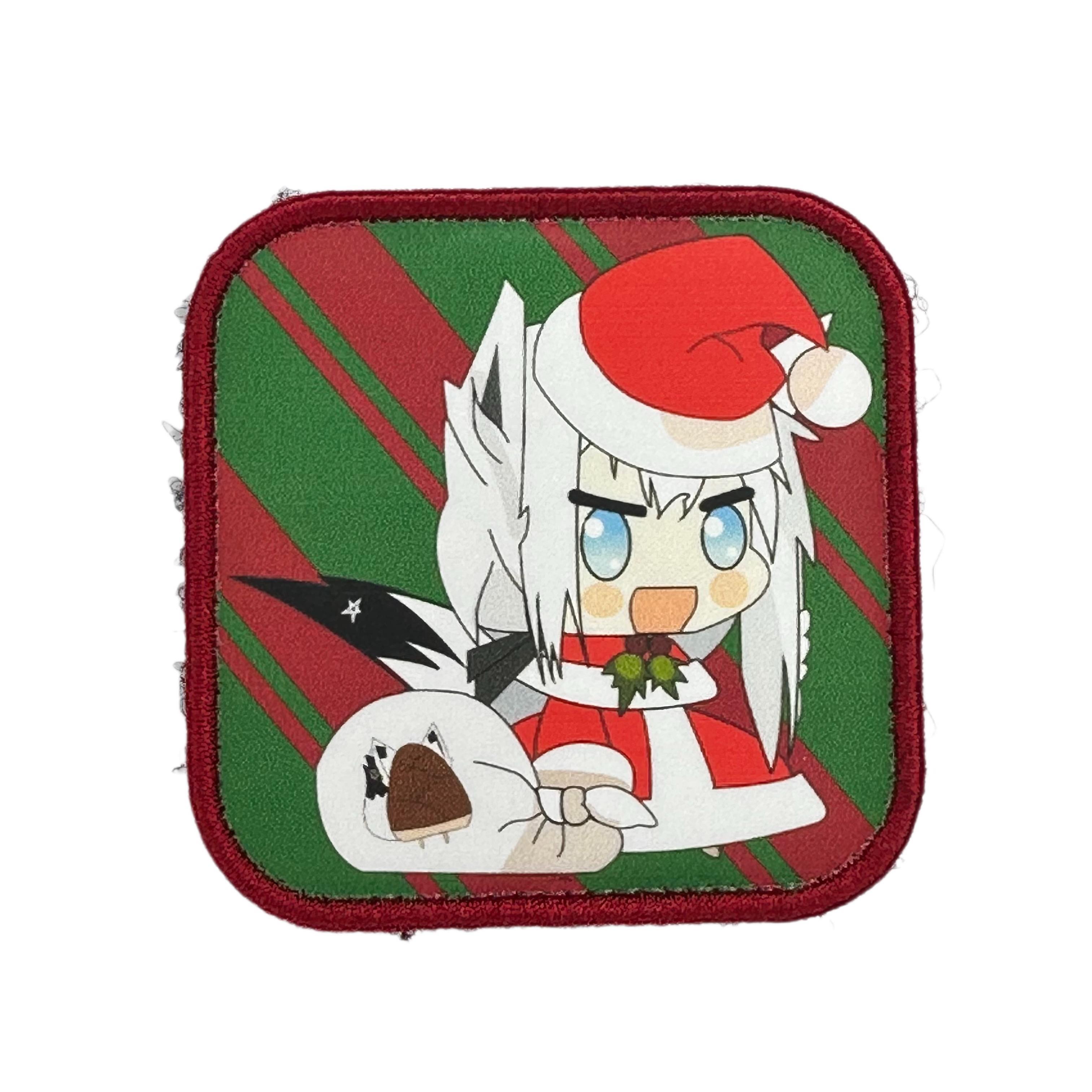 Printed Morale Patches - Hololive Padoru VTuber Velcro Morale Patch