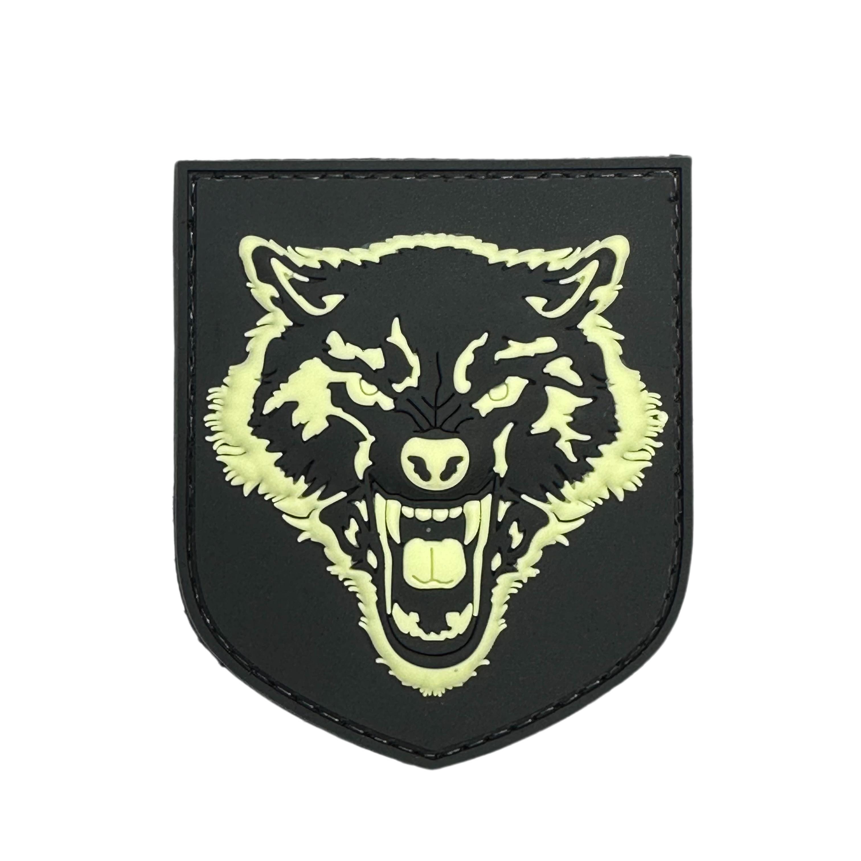 Rubber Patch - Wolf Head