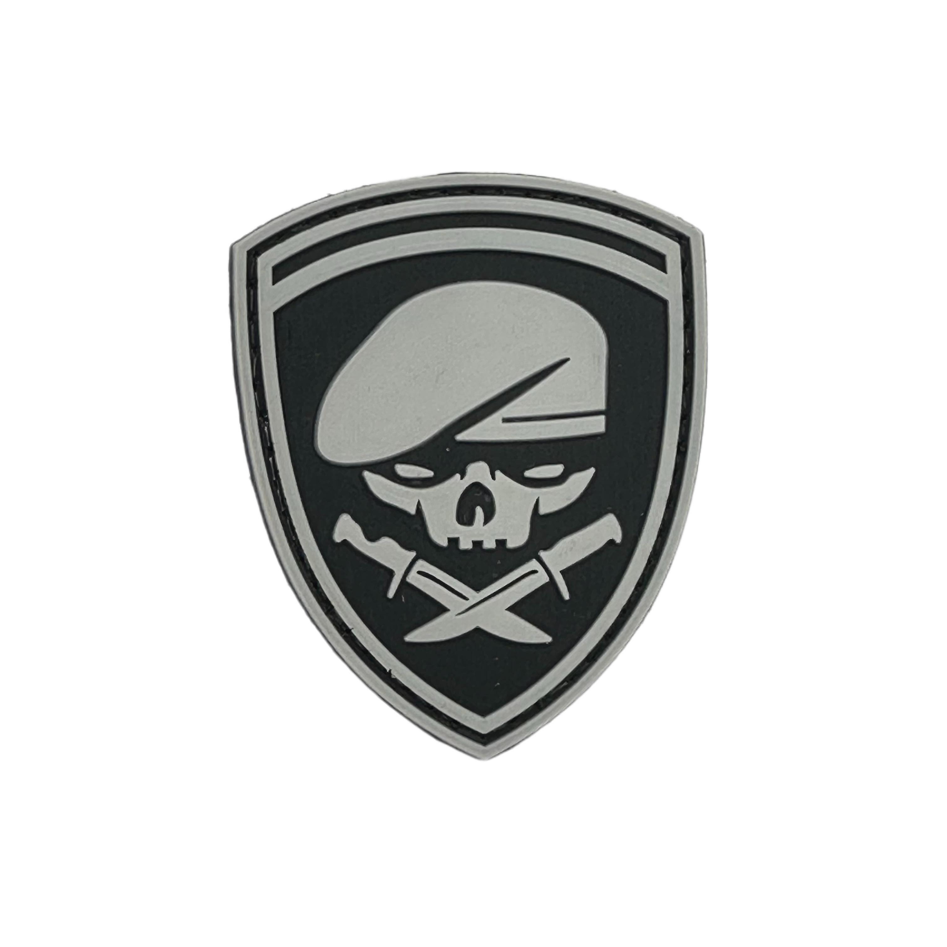 Rubber Patch - Commando Skull