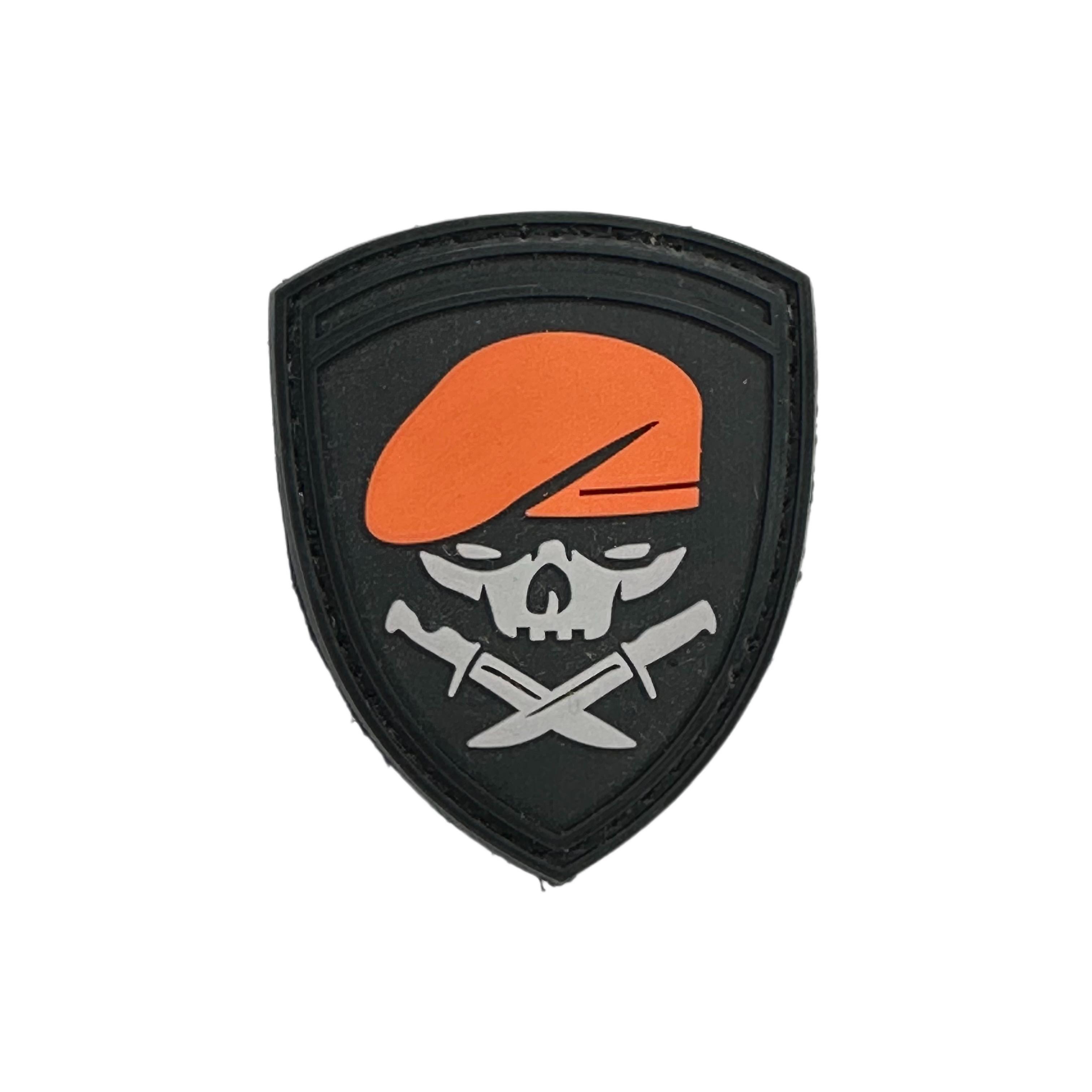 Rubber Patch - Commando Skull