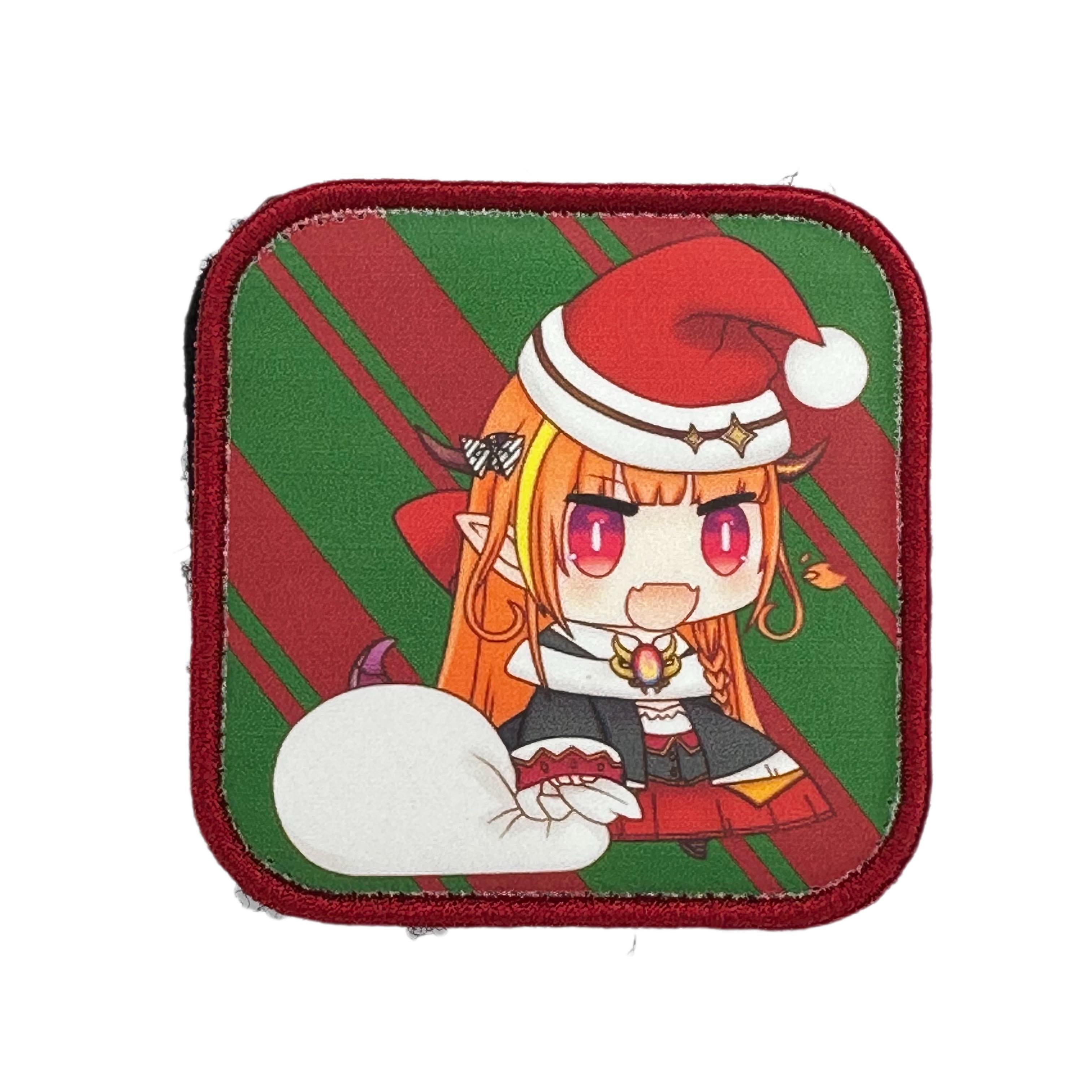 Printed Morale Patches - Hololive Padoru VTuber Velcro Morale Patch