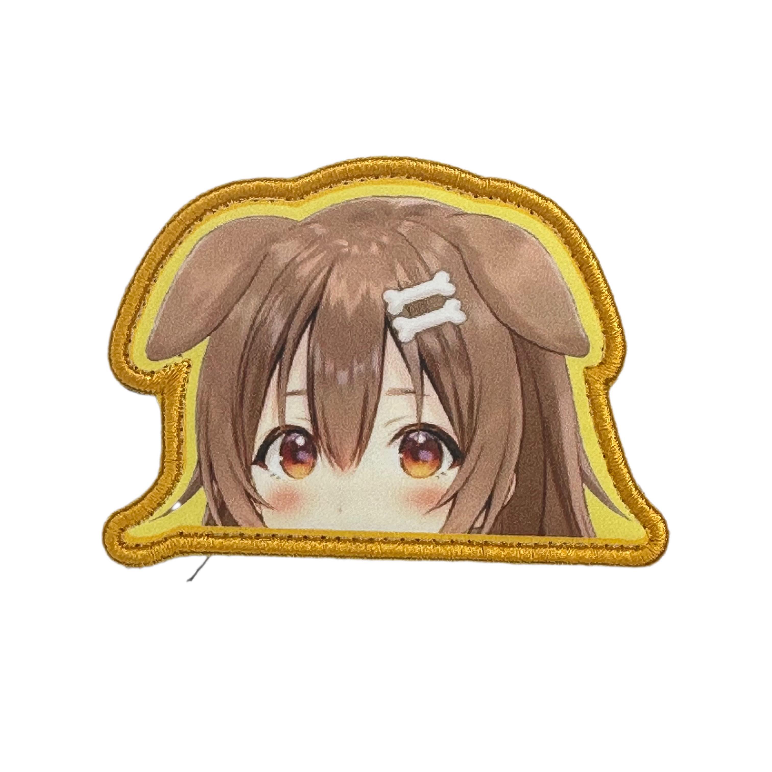 Printed Morale Patches - Hololive Korone Bread VTuber Velcro Morale Patch