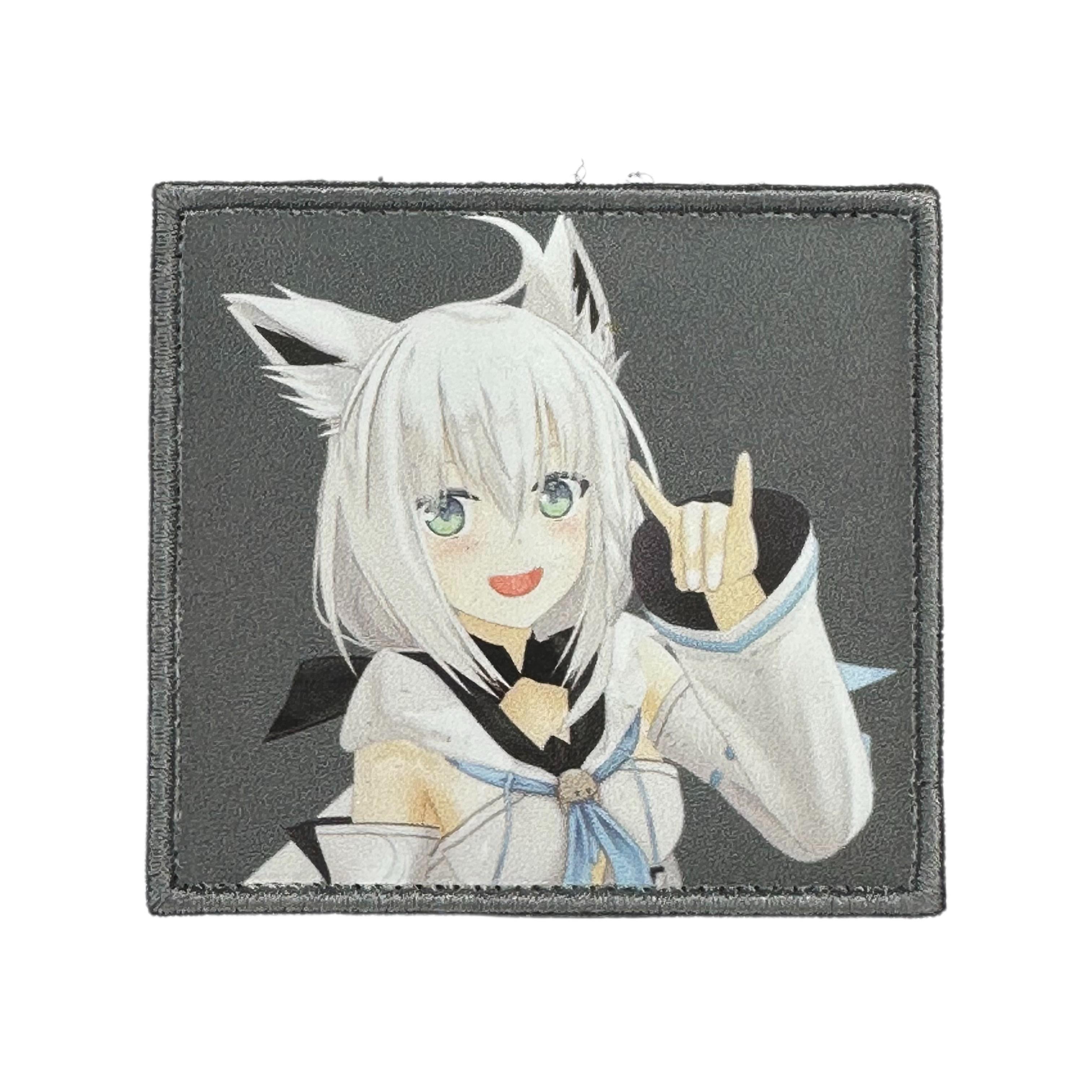 Printed Morale Patches - Hololive Fubuki VTuber Velcro Morale Patch Gen 2